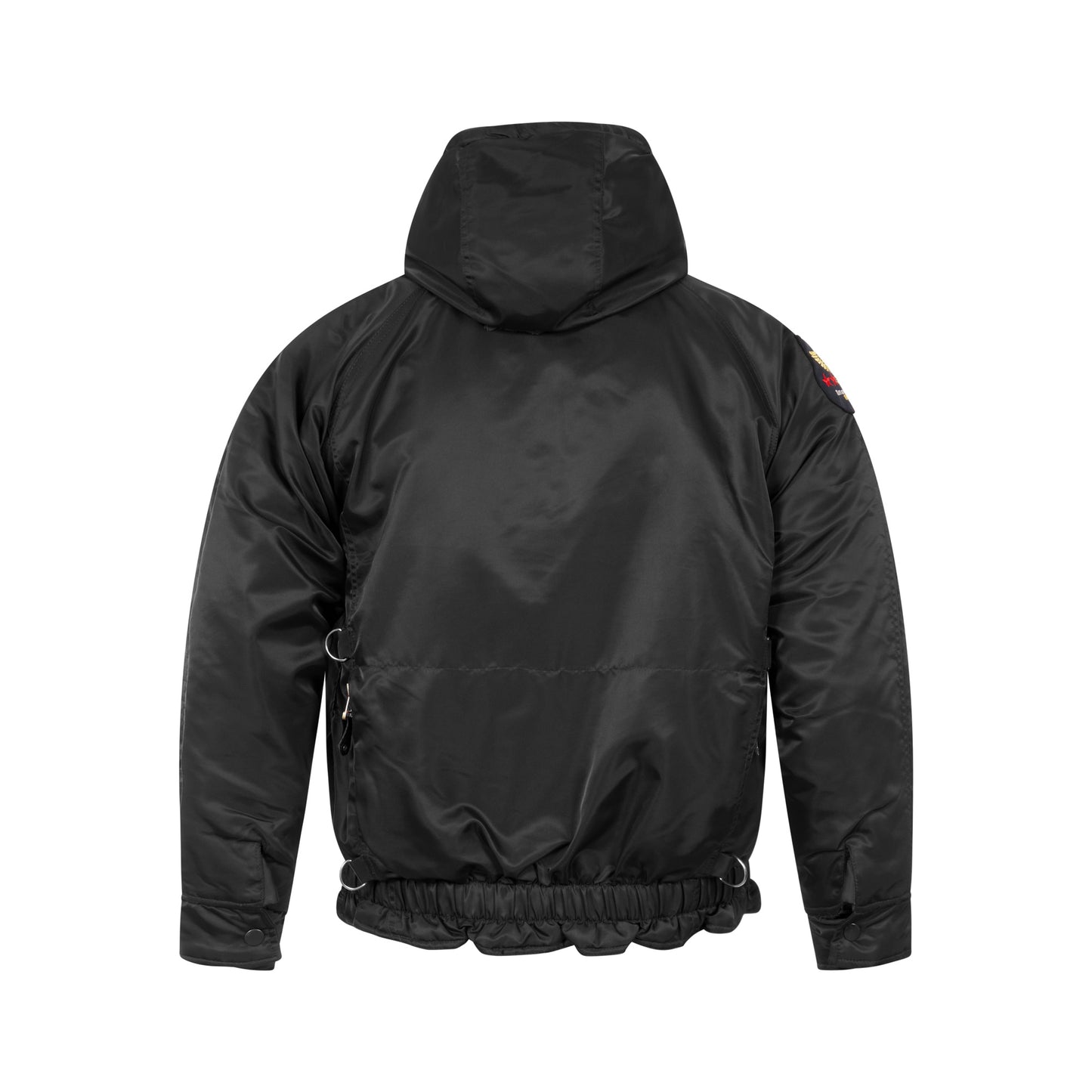 Padded Jacket US Emergency Rescue Bomber Hooded Coat Black