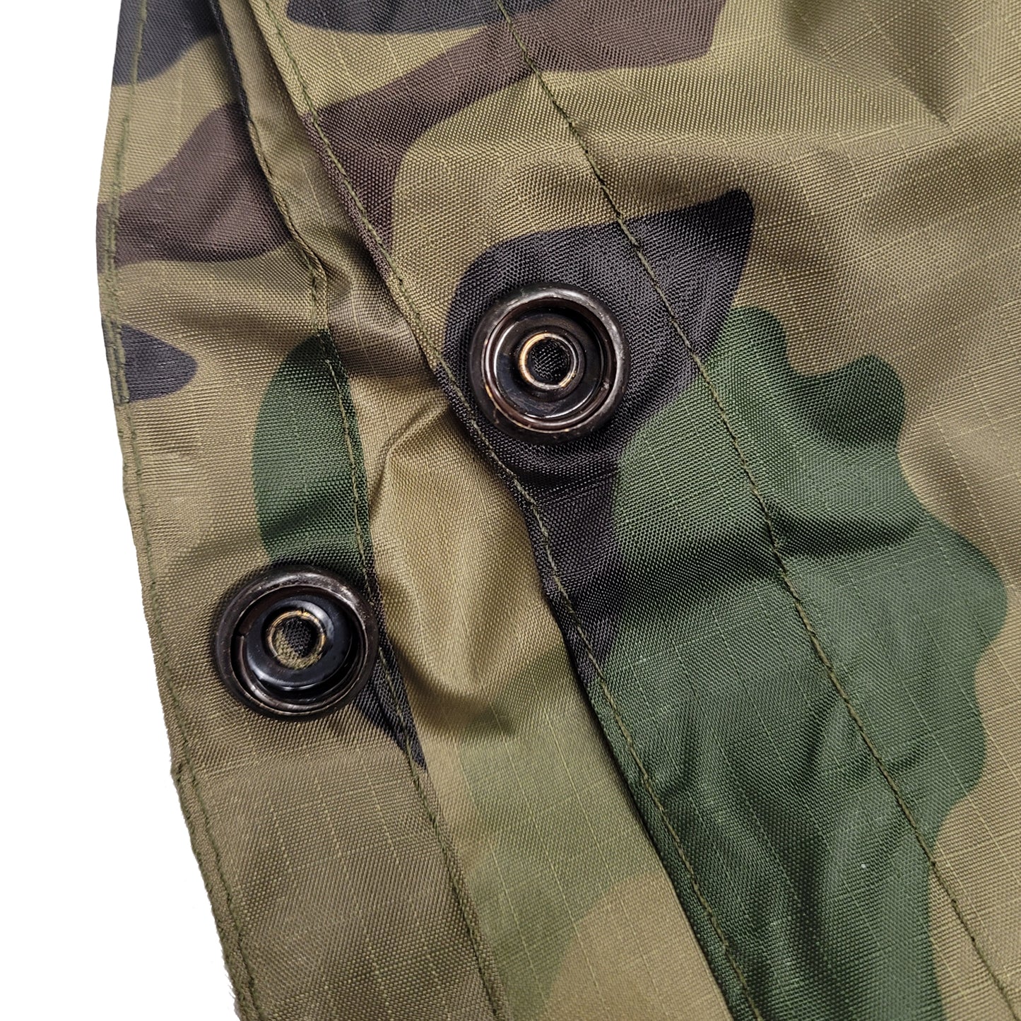 Waterproof Poncho Hiking Camping Travel Ripstop Rain Cover Woodland Camo