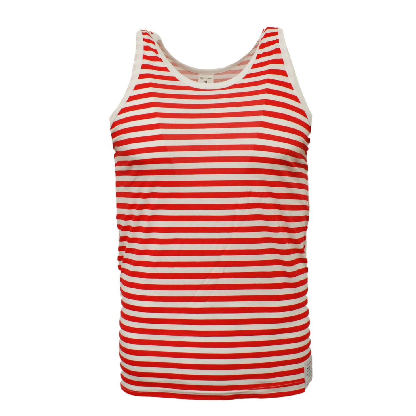 Army Vest Military Style Singlet Sleeveless Tank Top Red