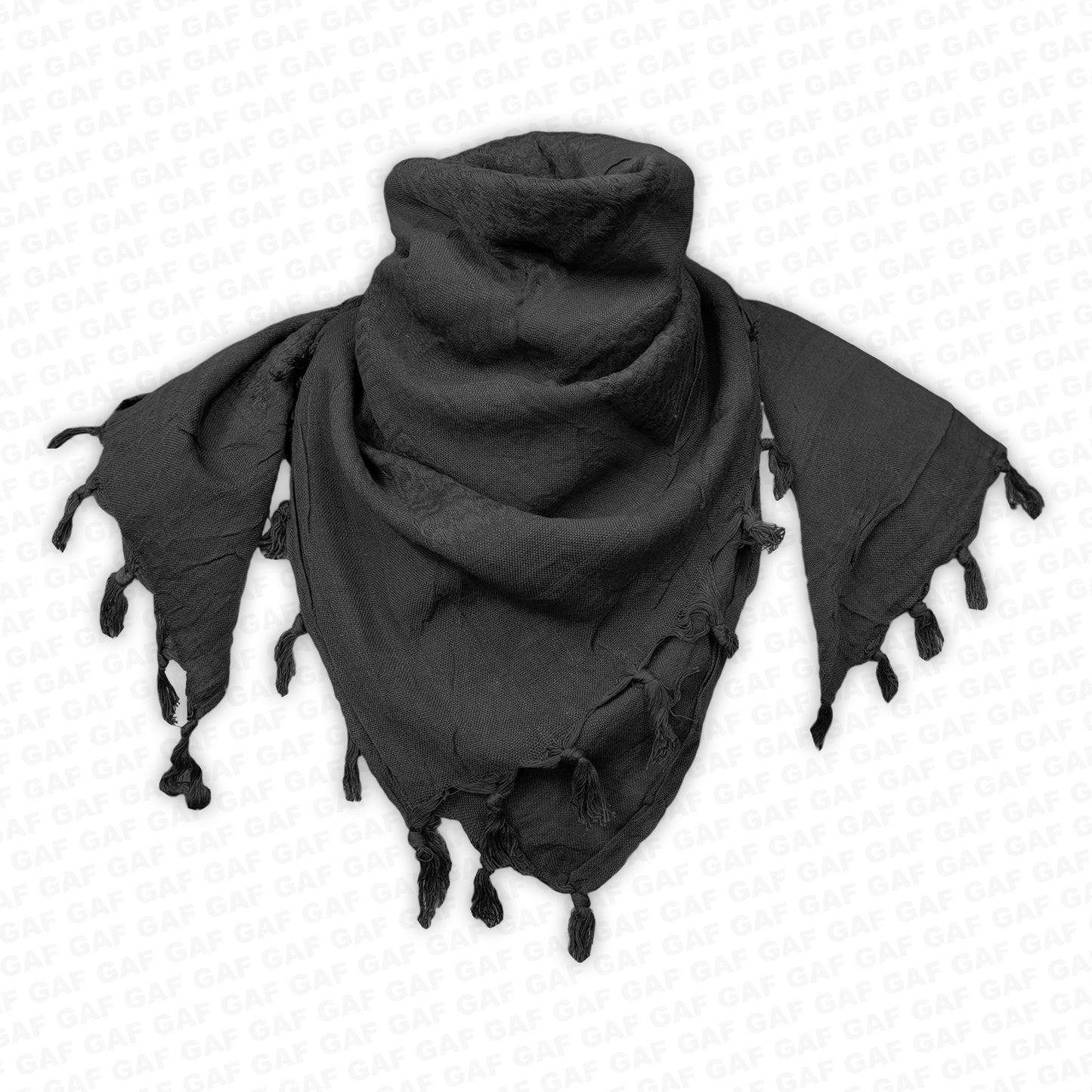 Army Scarf Military Style Combat Tactical Neck Warmer Black / Black