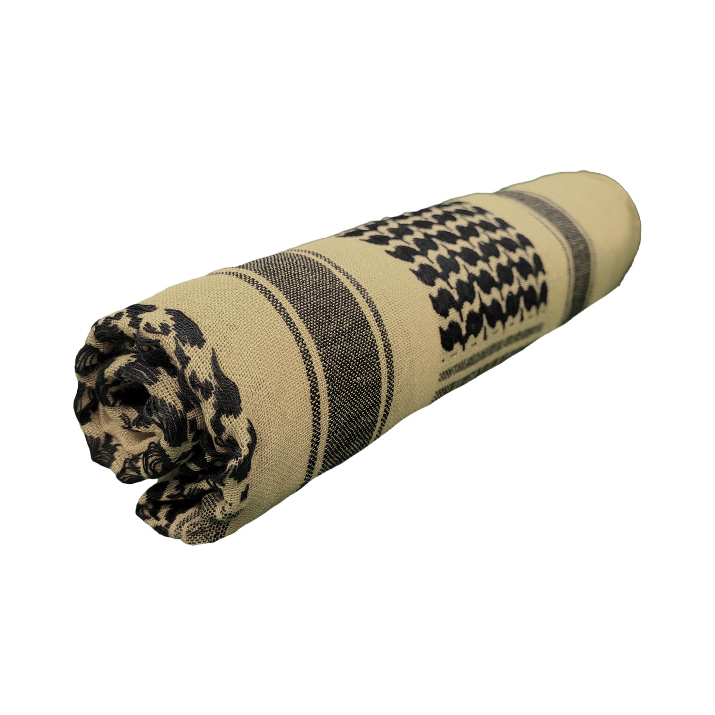 Army Scarf Military Style Combat Tactical Neck Warmer Black / Khaki