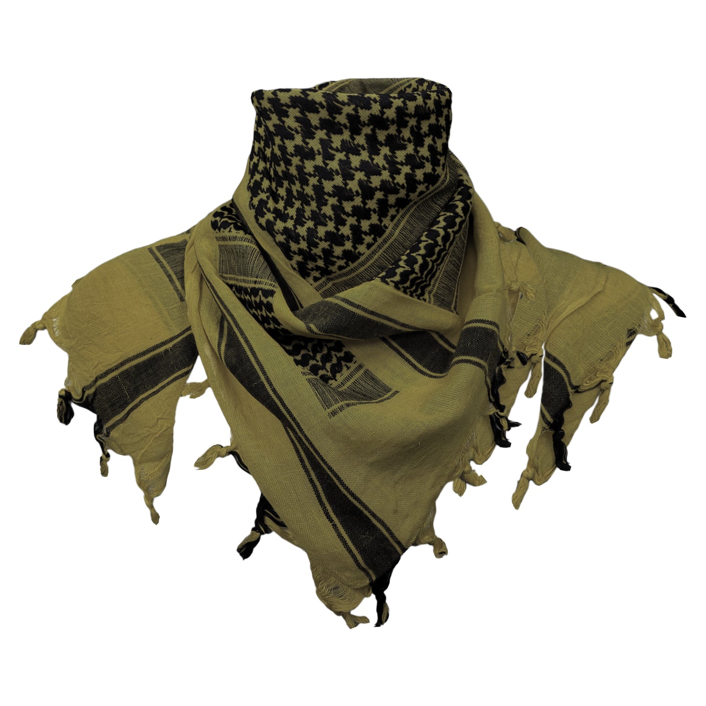 Army Scarf Military Style Combat Tactical Neck Warmer Black / Olive