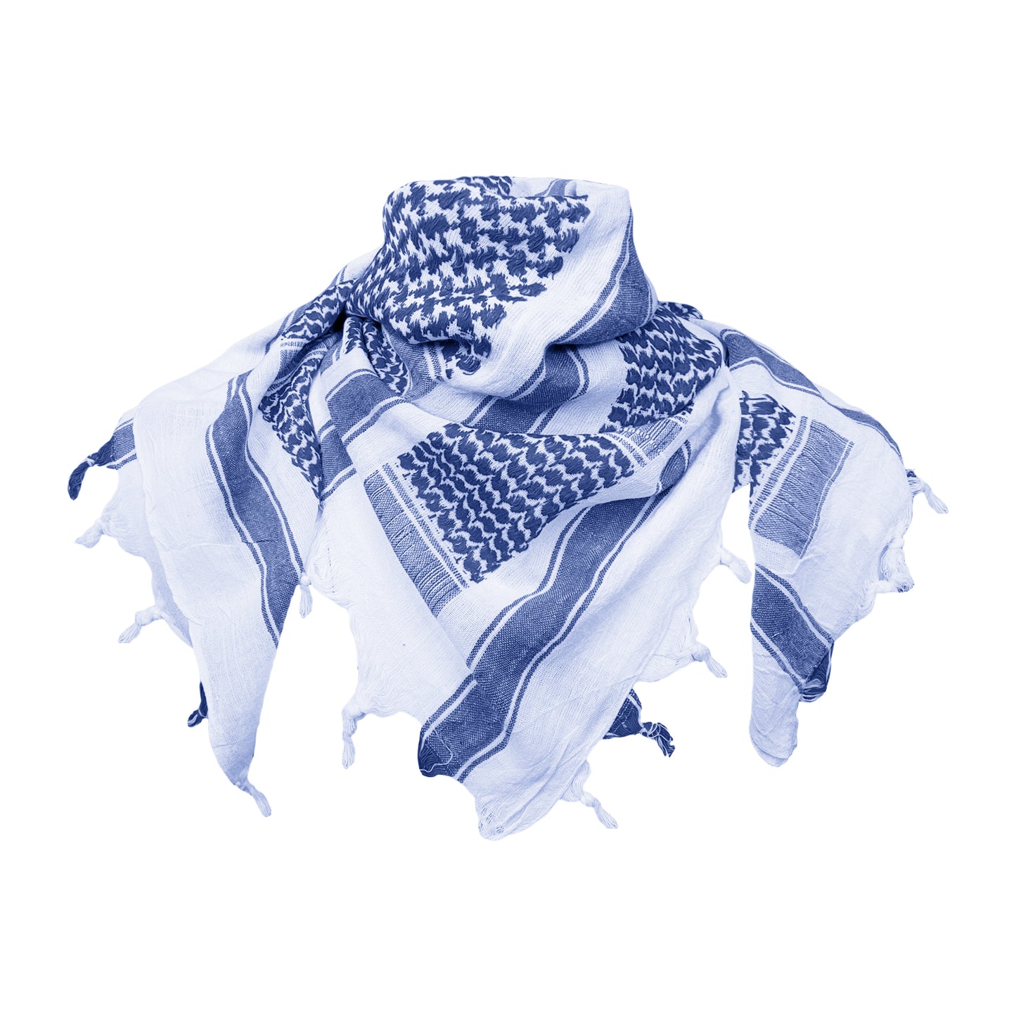 Army Scarf Military Style Combat Tactical Neck Warmer Navy / White