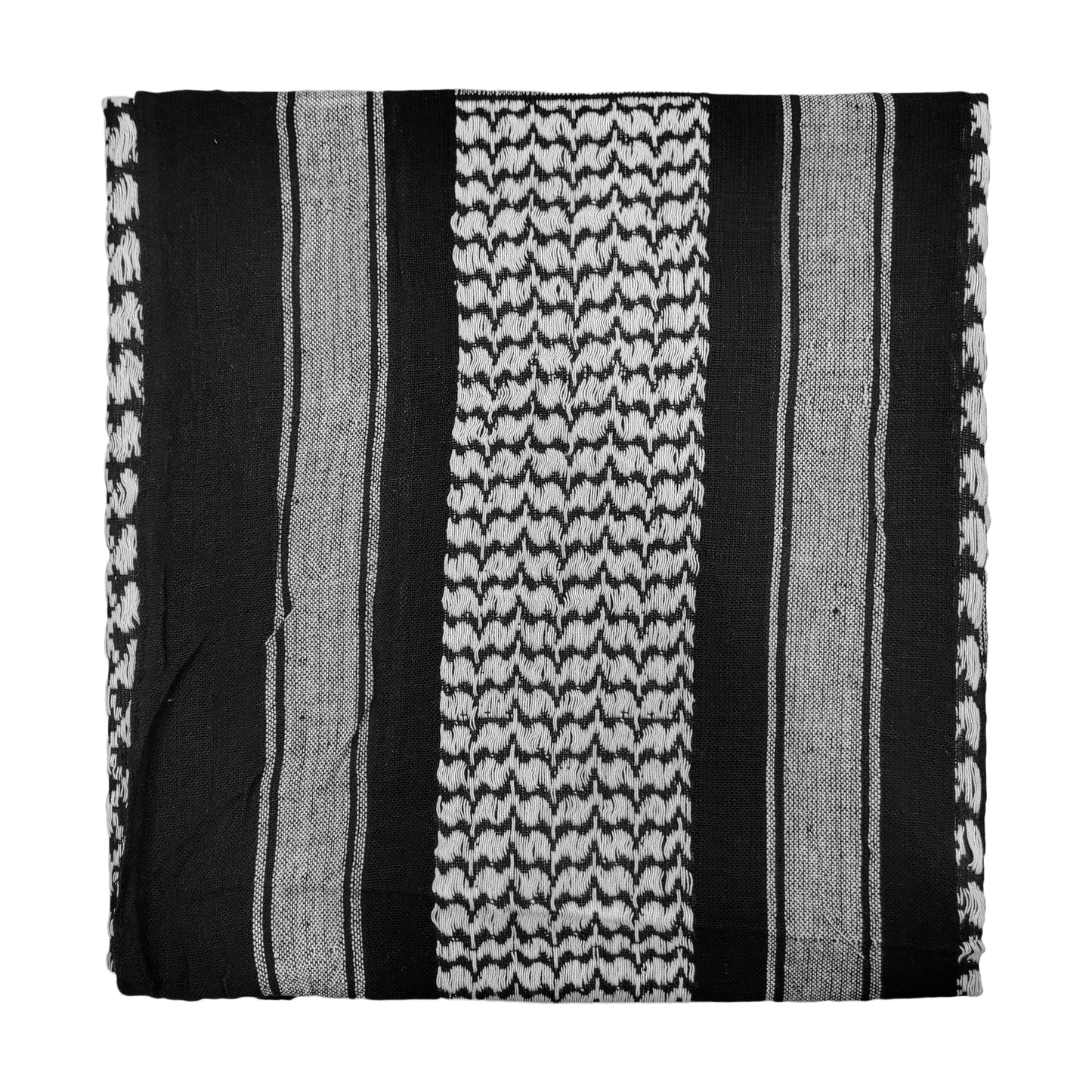 Army Scarf Military Style Combat Tactical Neck Warmer White / Black