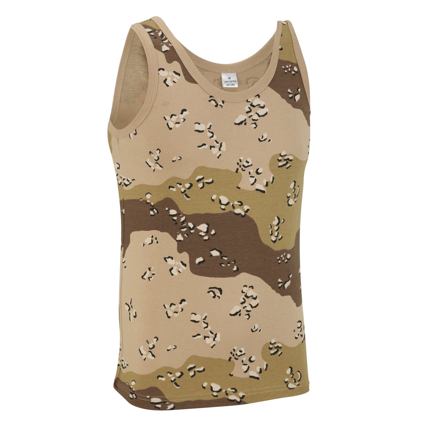 Army Vest Military Style Singlet Sleeveless Tank Top US Desert (6D)
