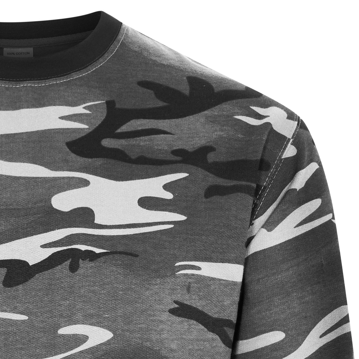 Army Sweatshirt Sweater Top Pullover Jumper Urban Camo
