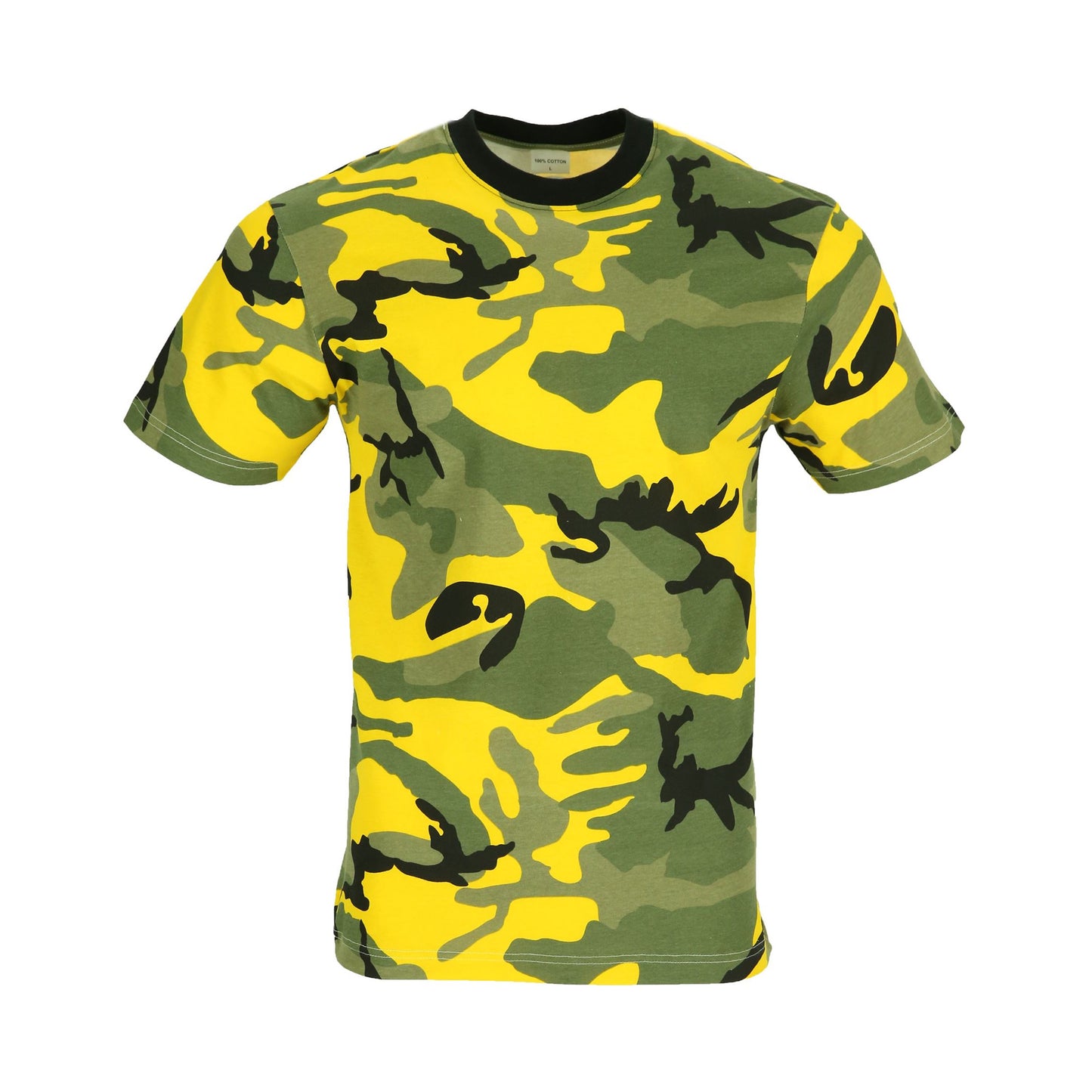 Camo T Shirt Yellow Camo