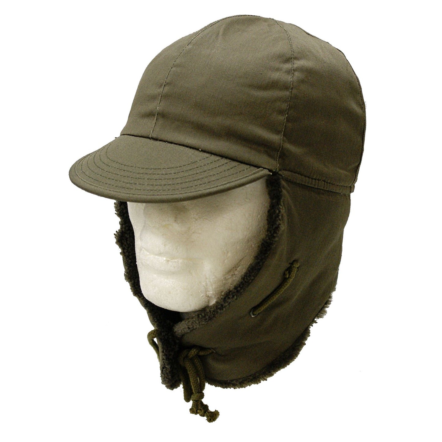 Winter Hat Army Style Camping Fishing Trapper Olive