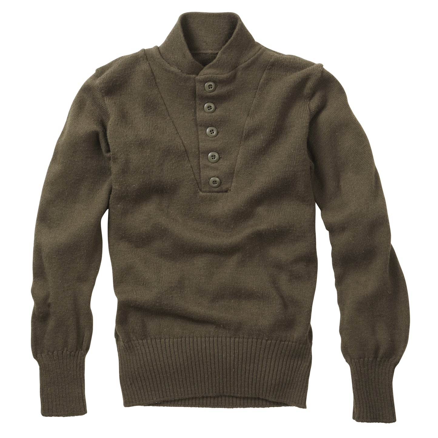 Army Jumper Original US Military Sweater Pullover Brown