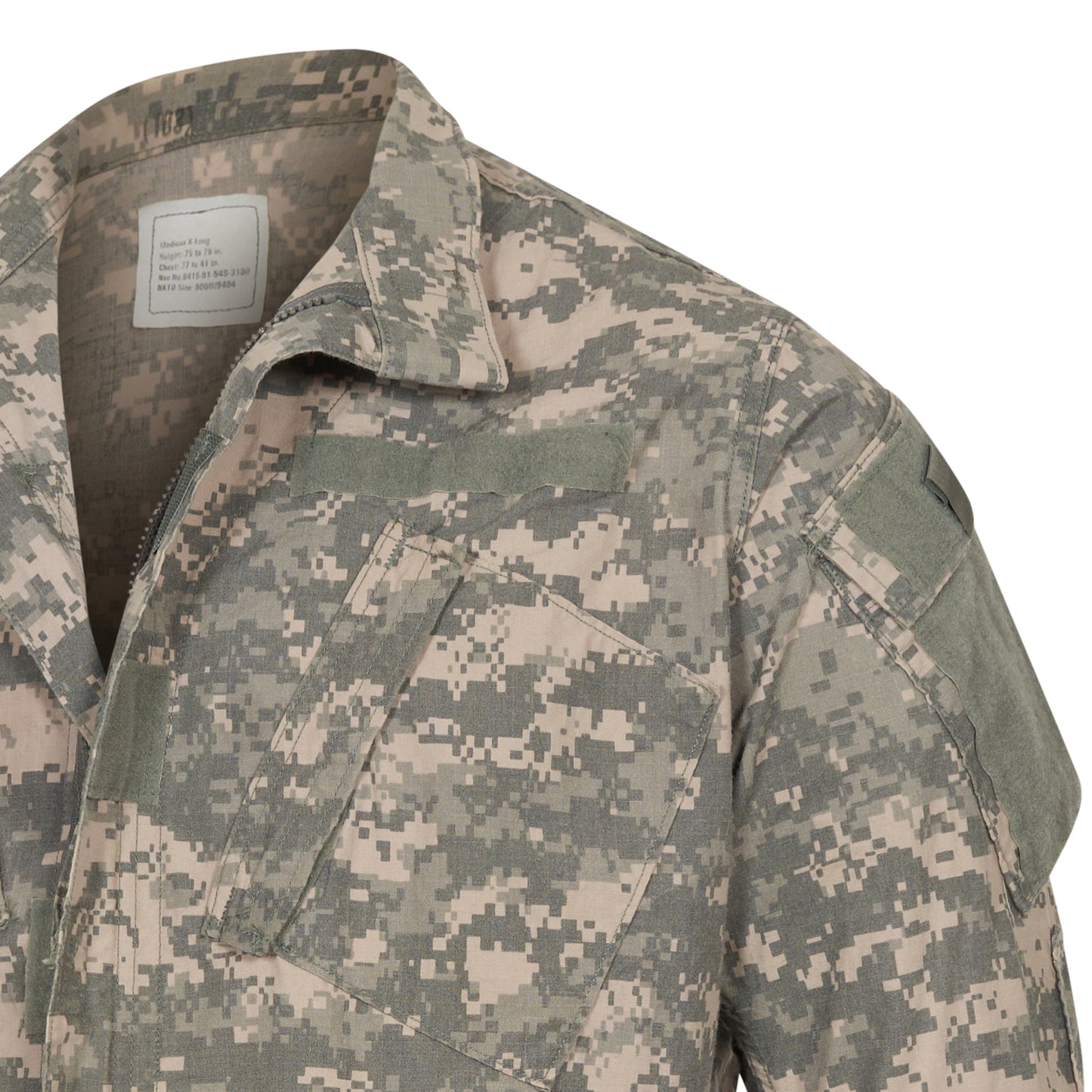 Original US Army Combat Jacket ACU Camo Tactical Uniform ACU