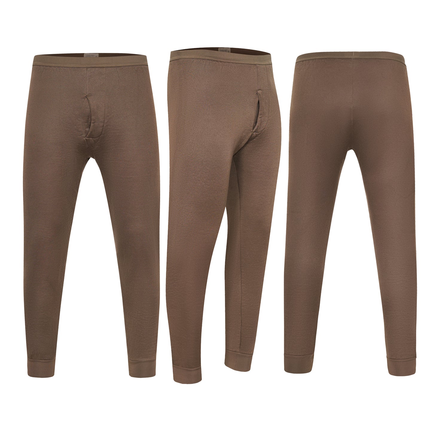 Army Long Johns Original US Military Trouser Base Layer Brown
