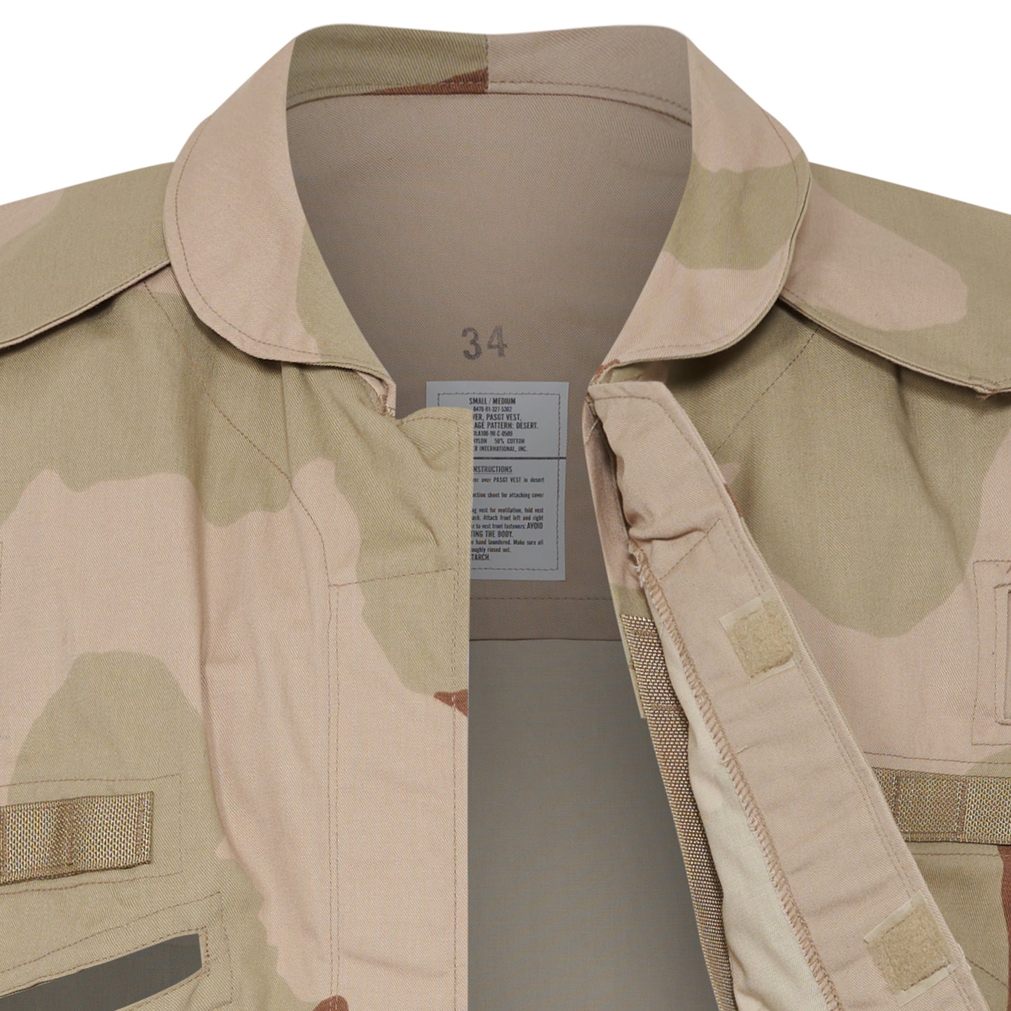Original US Army PASGT Vest Military Vintage Surplus US Tri Desert (3D)