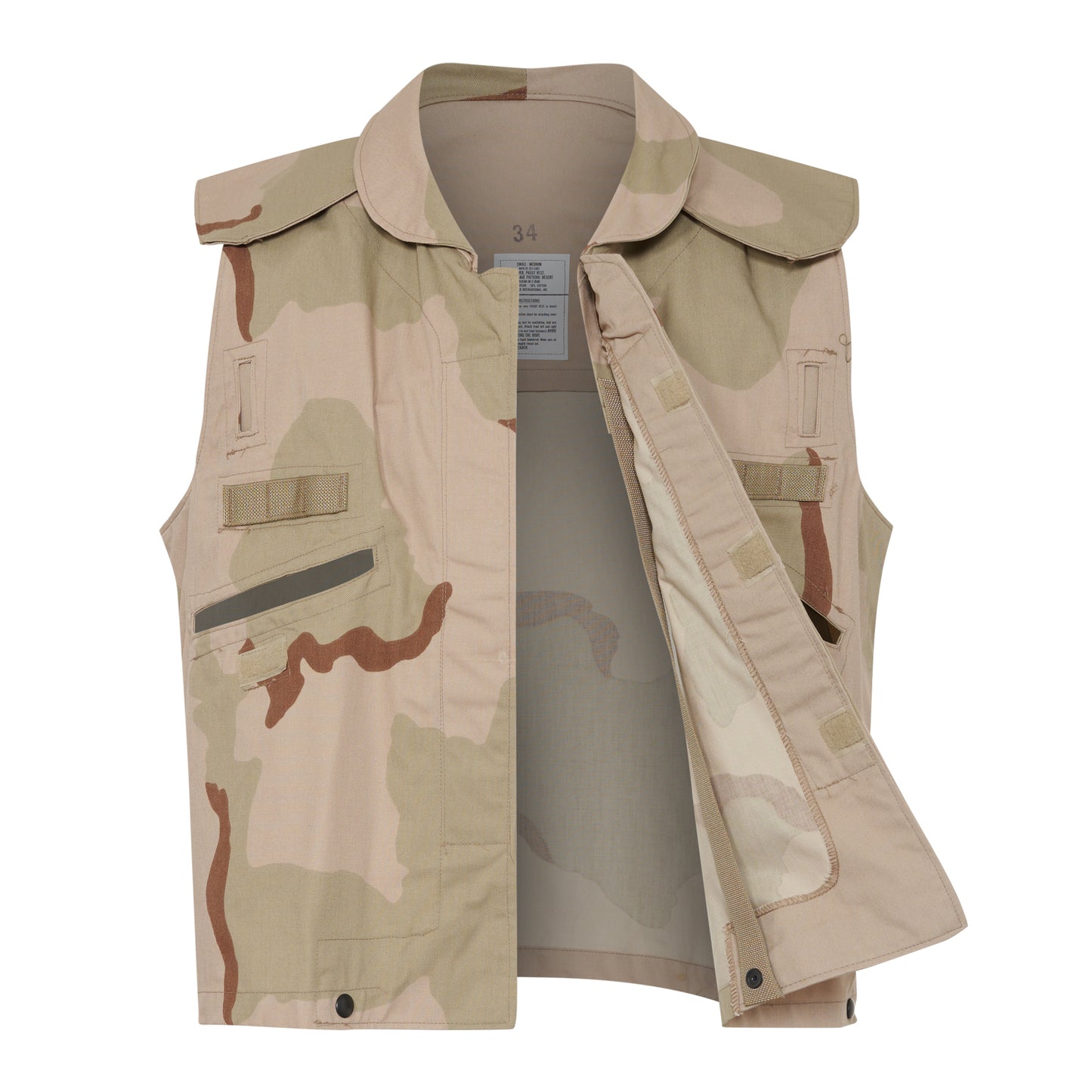 Original US Army PASGT Vest Military Vintage Surplus US Tri Desert (3D)