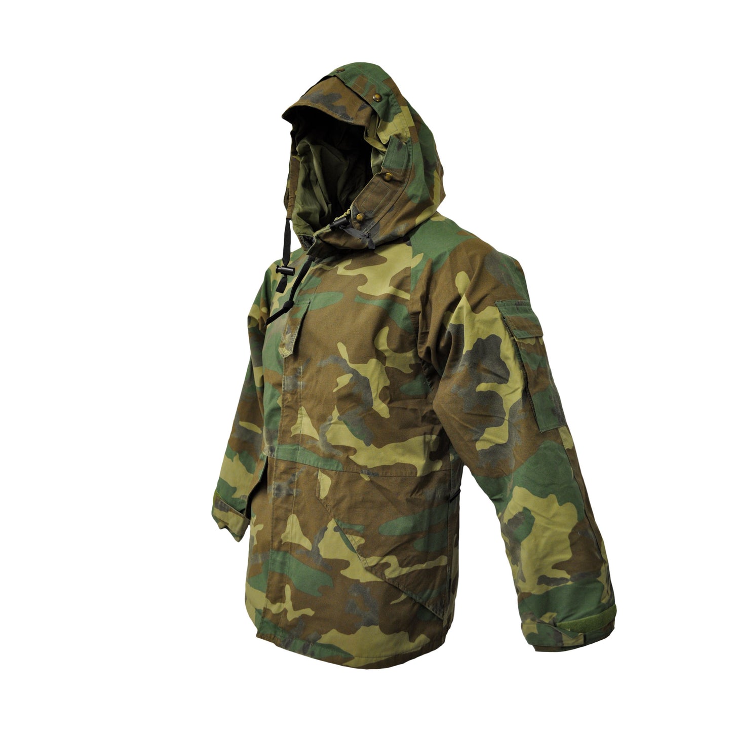 Waterproof Jacket Original US Army Goretex Camouflage Field Coat Woodland Camo Used