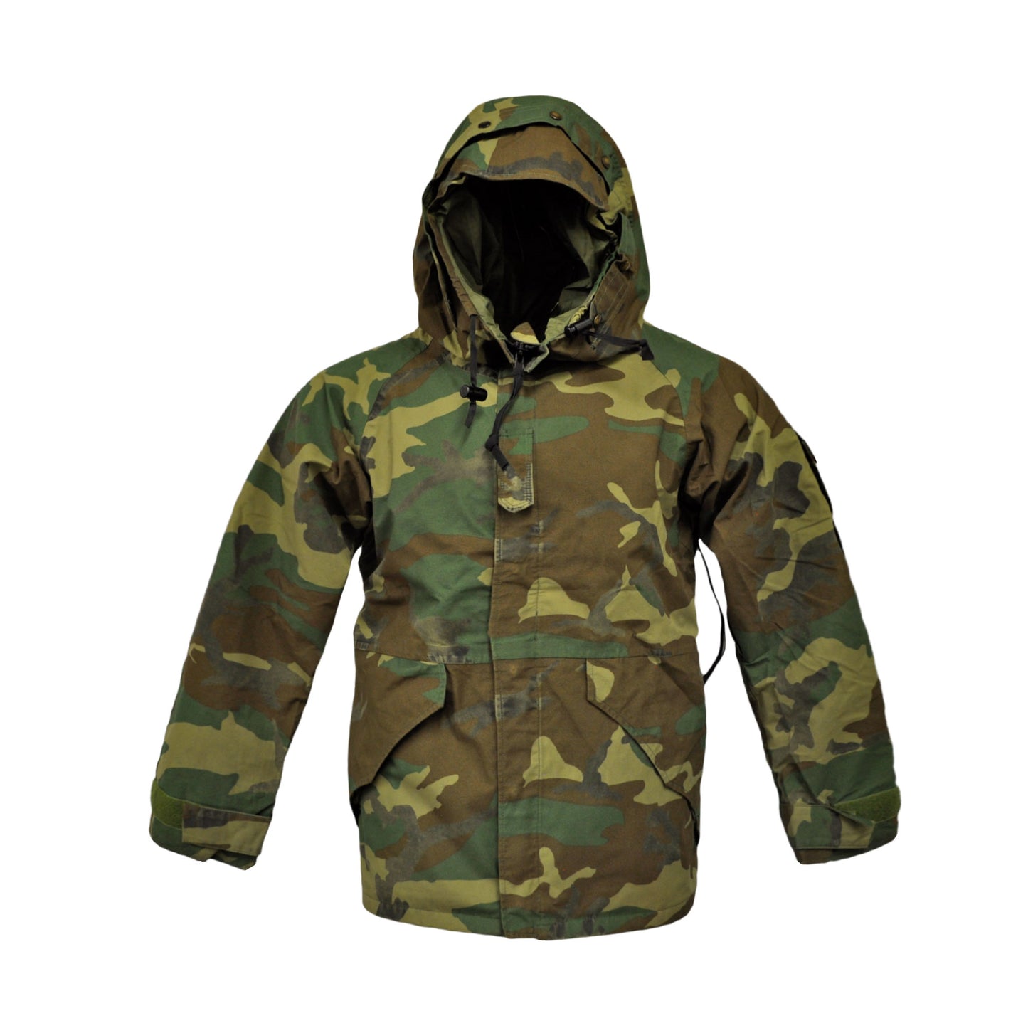 Waterproof Jacket Original US Army Goretex Camouflage Field Coat Woodland Camo Used