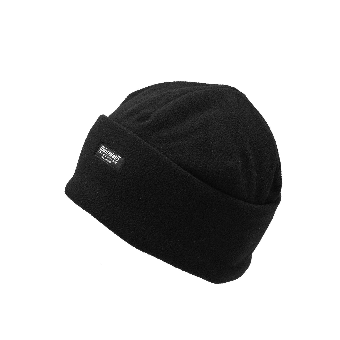 Army Hat Military Style Thinsulate Fleece Watch Cap Black