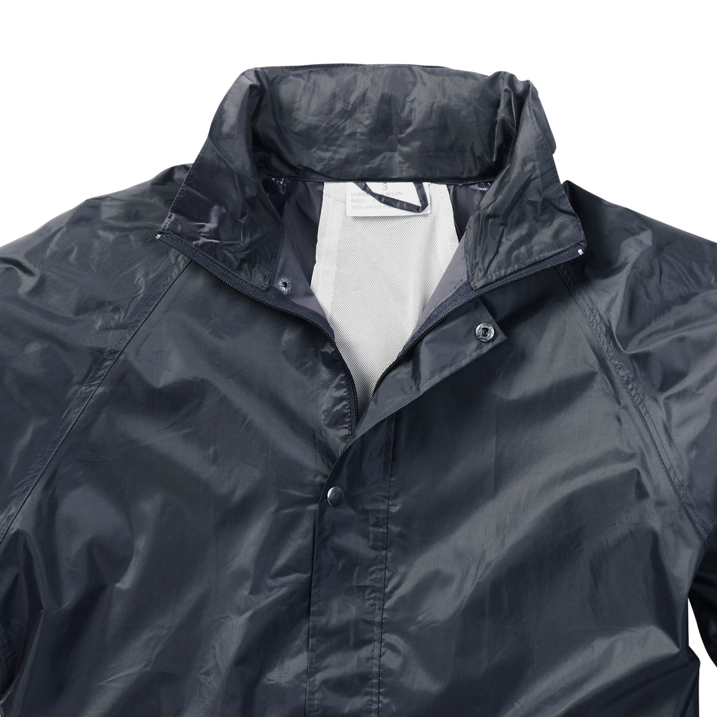 Waterproof Jacket Trouser Set Raincoat Hiking Camping Outerwear Navy