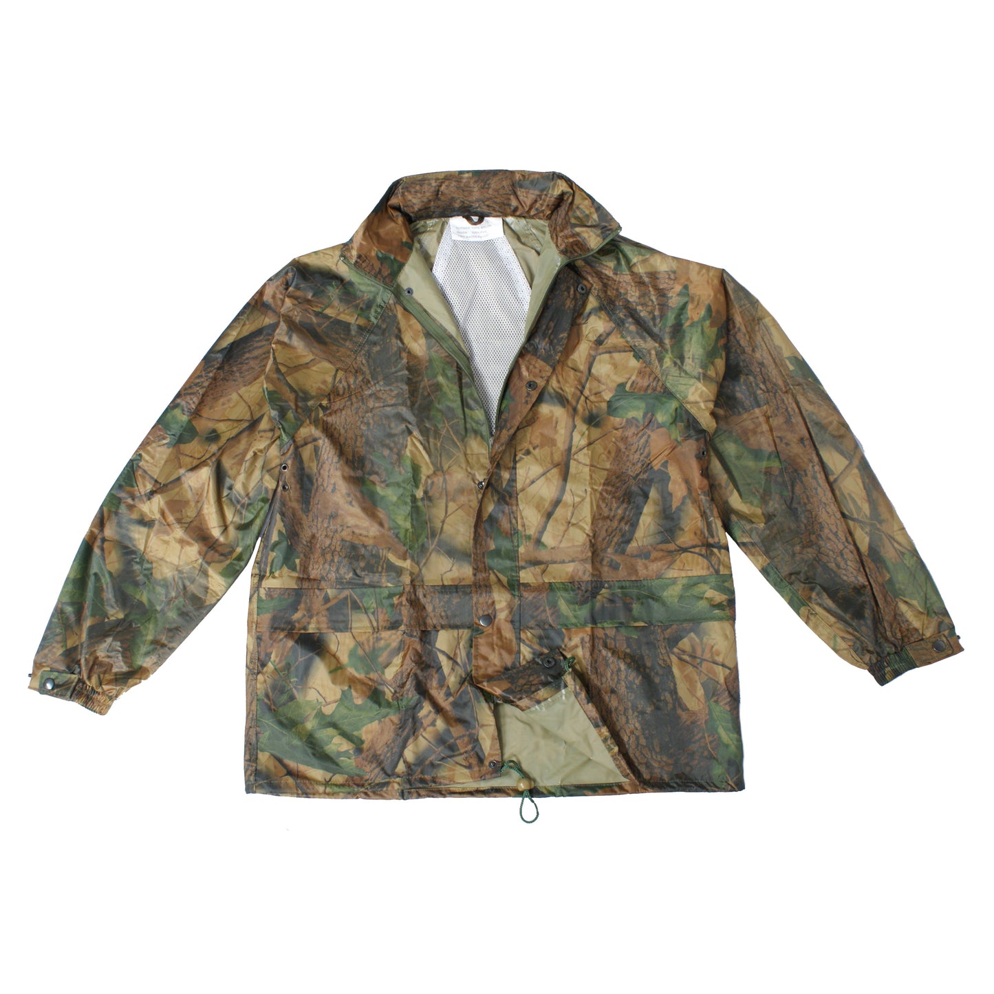 Waterproof Jacket Trouser Set Raincoat Hiking Camping Outerwear Mossy Oak