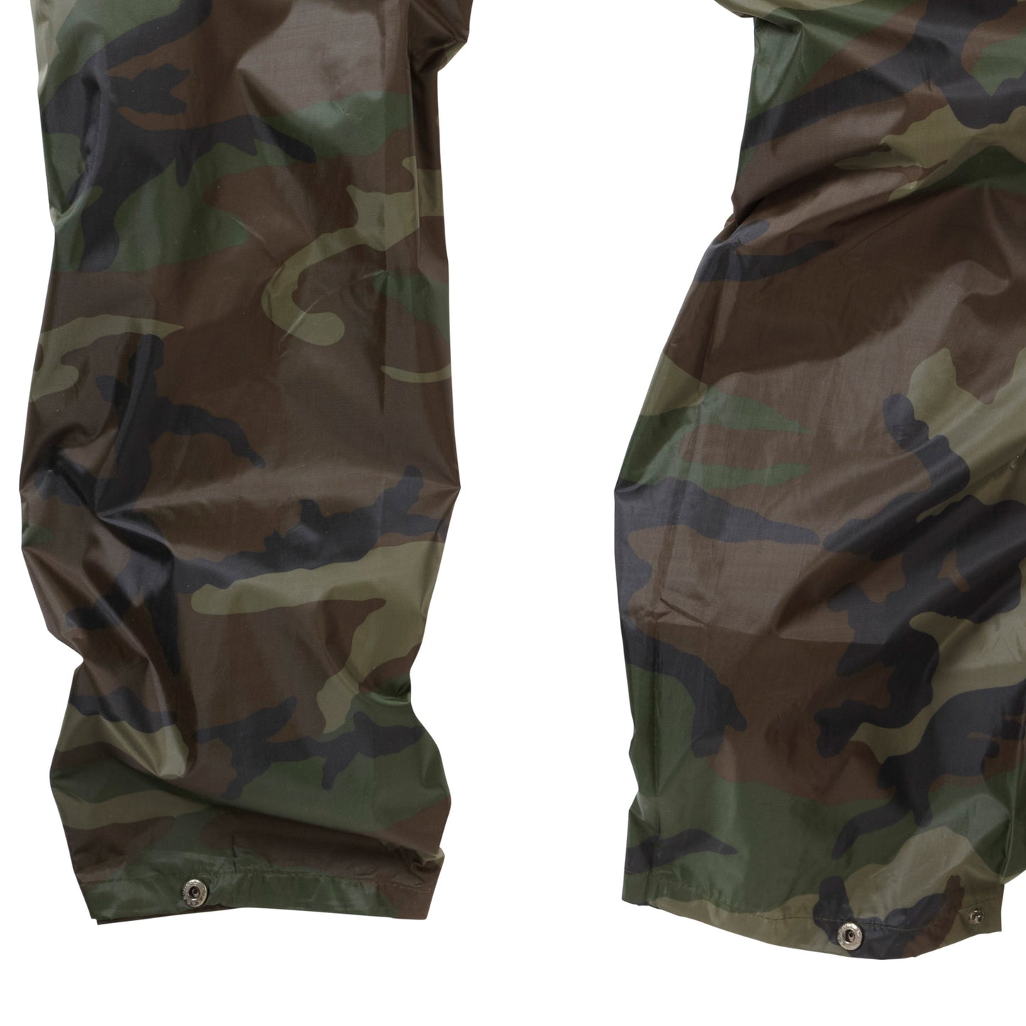 Waterproof Jacket Trouser Set Raincoat Hiking Camping Outerwear Woodland Camo
