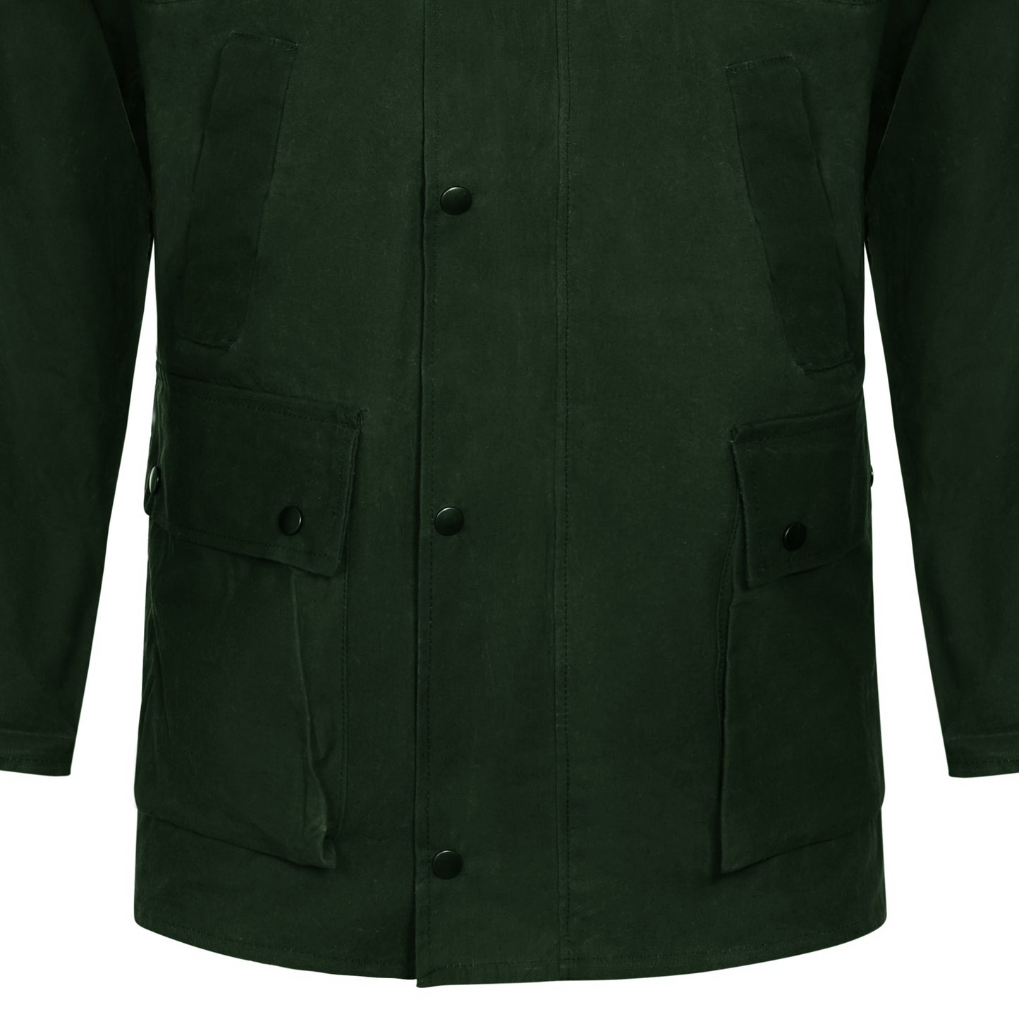 Wax Jacket Original British Classic Hunting Fishing Riding Coat Green