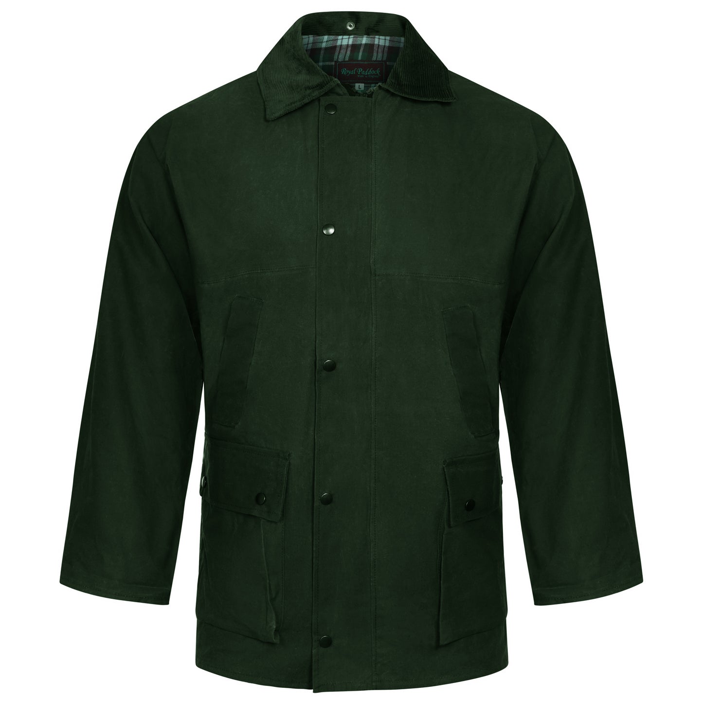 Wax Jacket Original British Classic Hunting Fishing Riding Coat Green