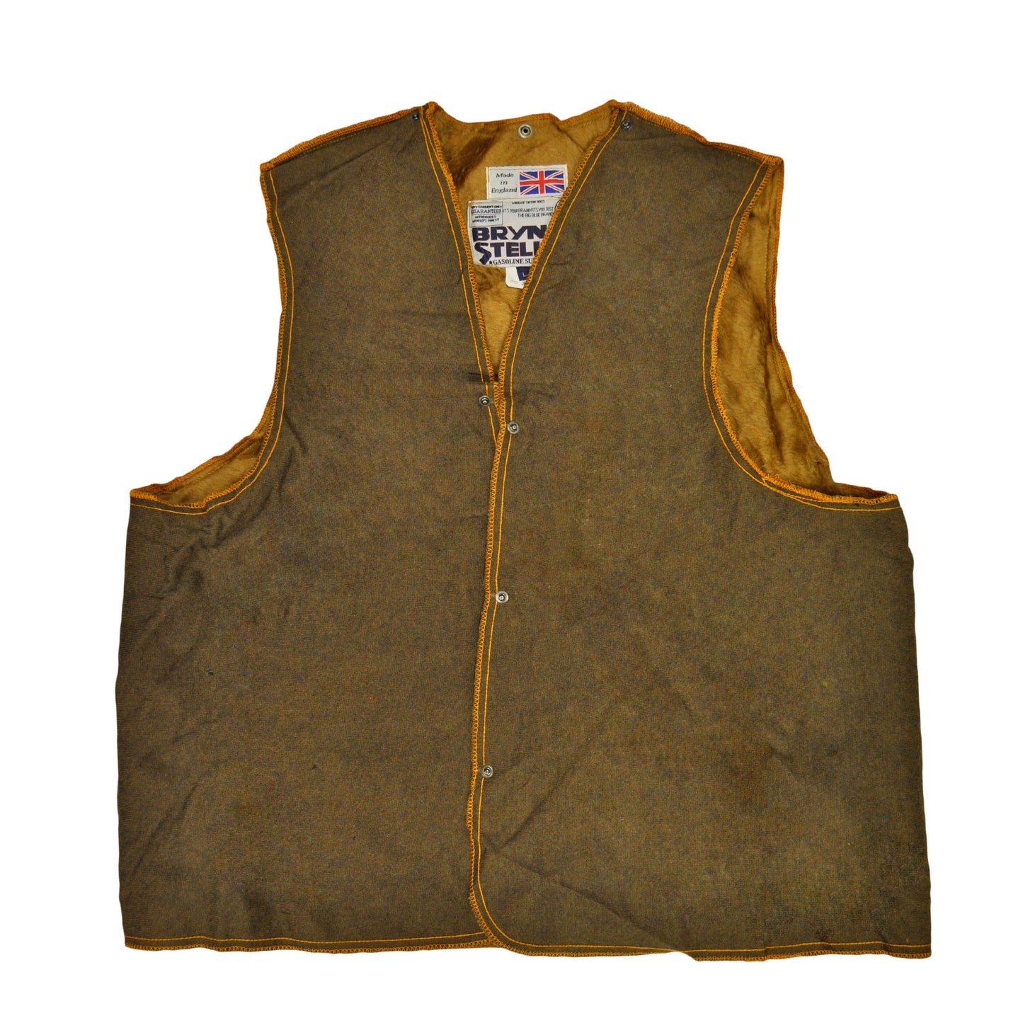 Wax Jacket Classic English Biker Coat with Lining Brown