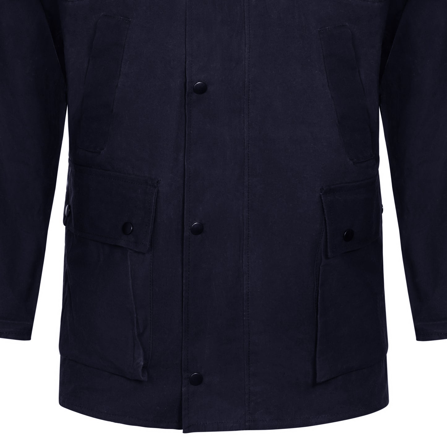 Wax Jacket Original British Classic Hunting Fishing Riding Coat Navy
