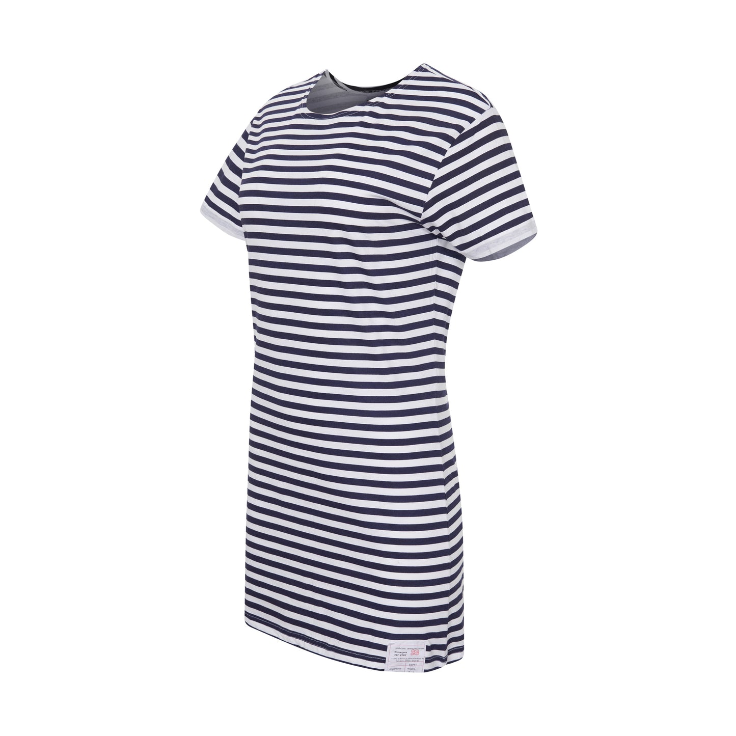 Women's Dress Top Army Camo Short Sleeve T-Shirt Navy Stripe
