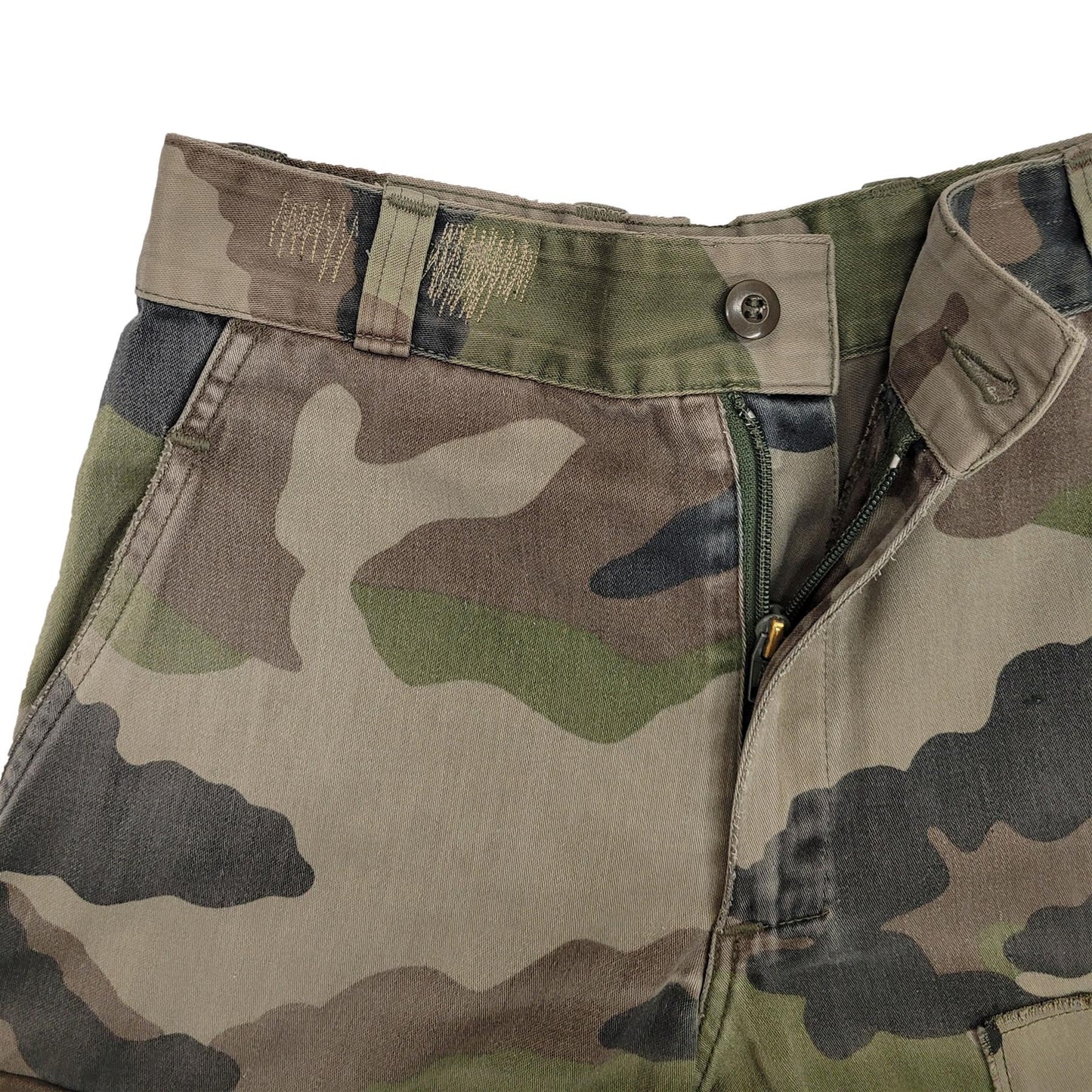 Original French Army Camo Skirt Military Fashion Outfit Woodland Camo