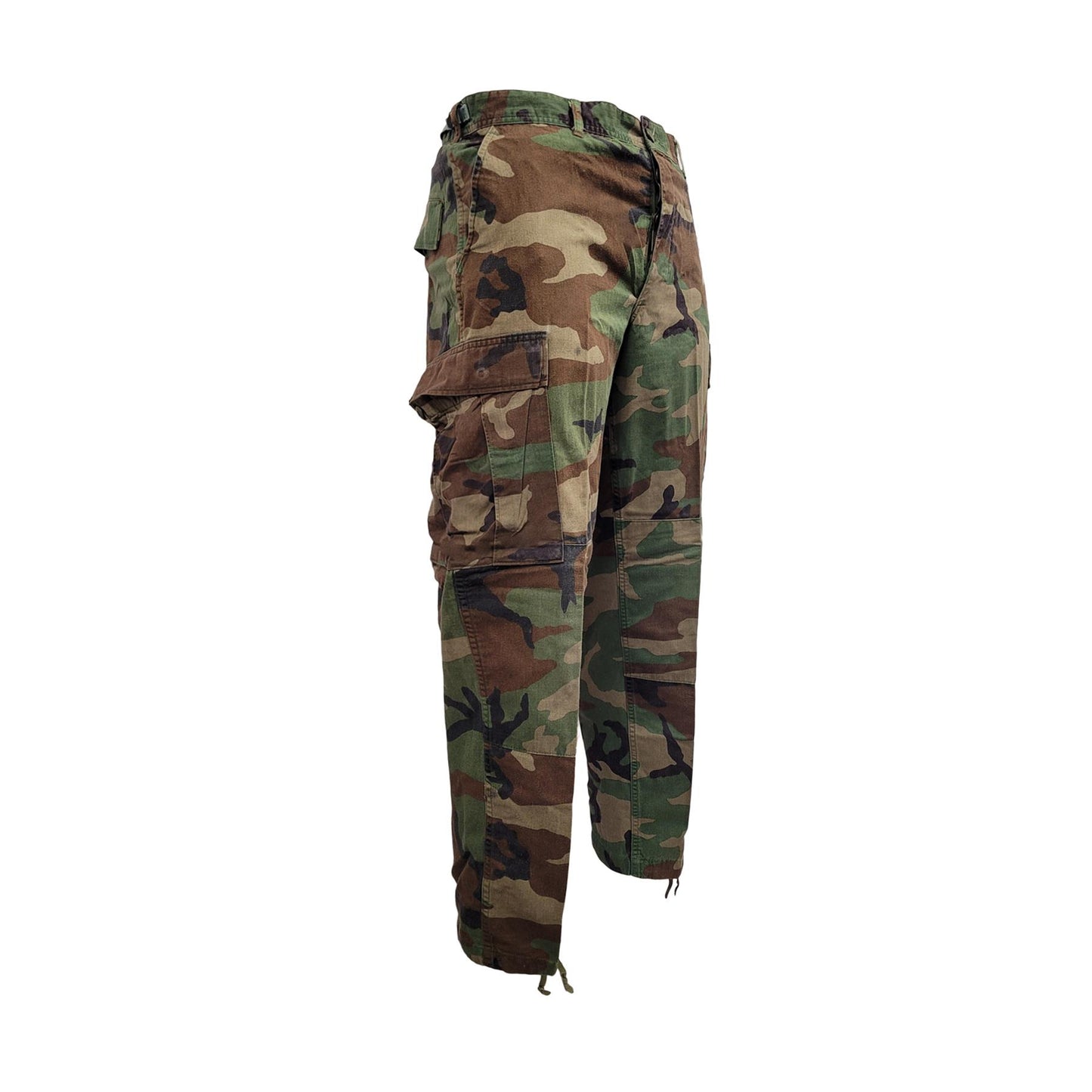 Army Trouser Original US Military Vintage Surplus BDU Combat Pants Woodland Camo