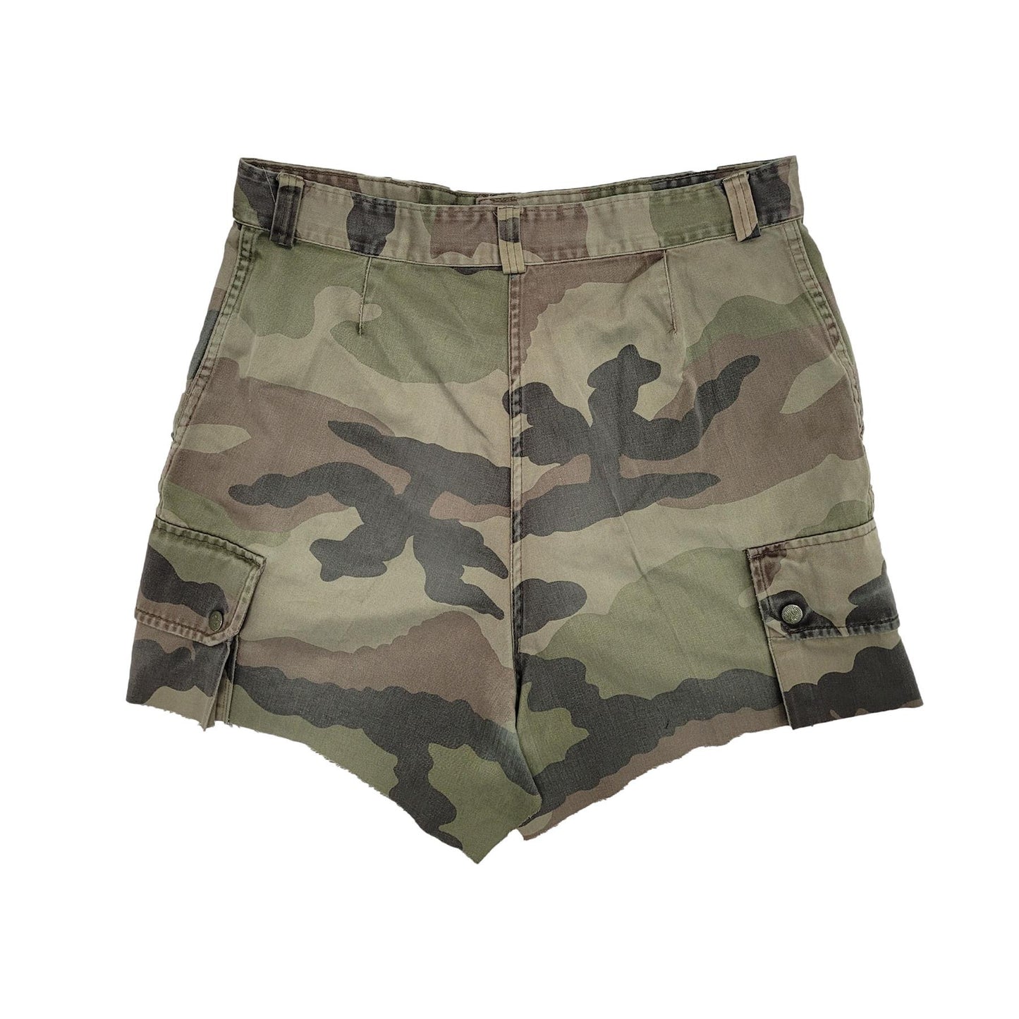 Original French Army Camo Skirt Military Fashion Outfit Woodland Camo