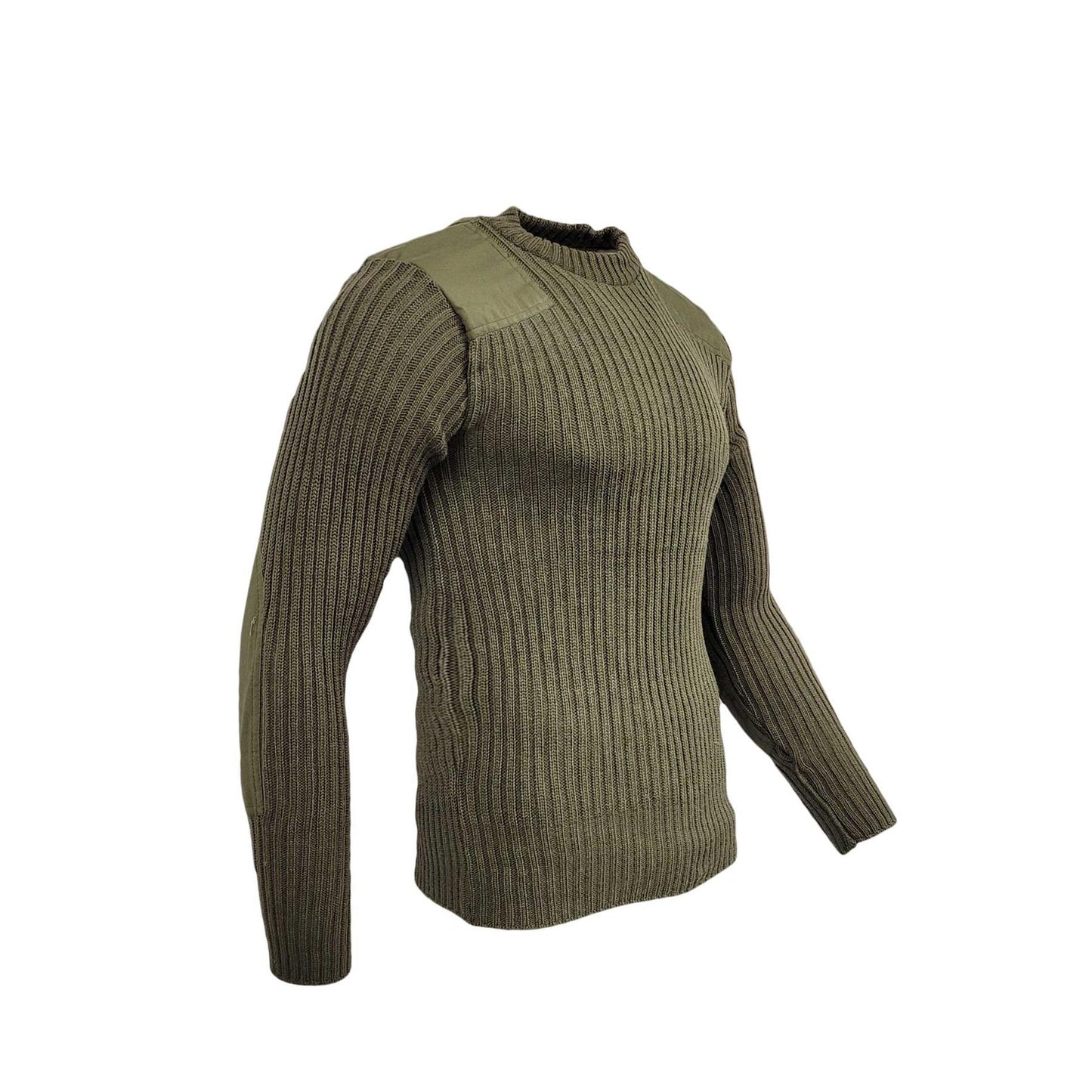 Original British Wool Jumper Army Military Pullover Olive