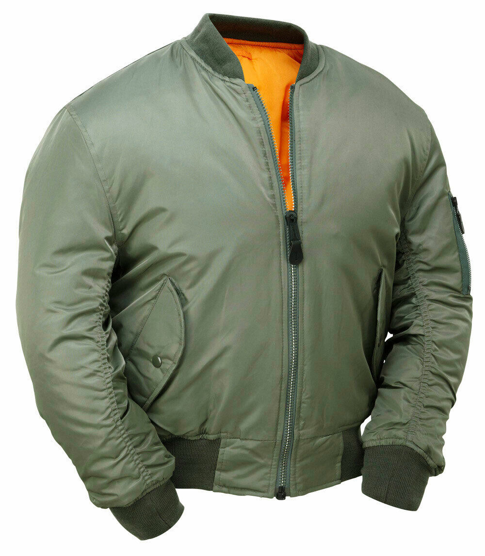 Bomber Jacket Cobles MA1 Flight Padded Coat Olive