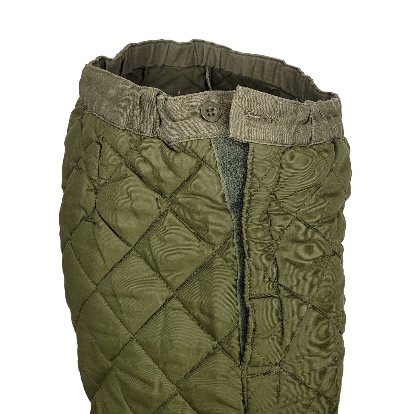 Original Dutch Army Quilted Trouser Padded Insulated Pants Olive