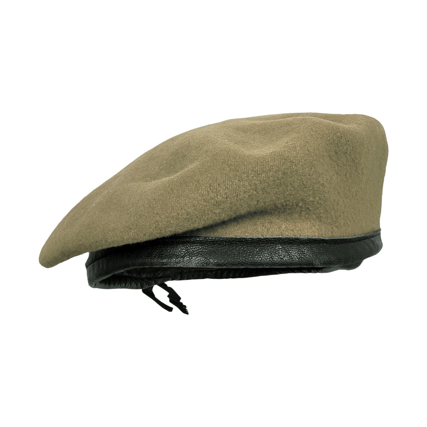 Army Beret Military Cadet Uniform Wool Hat Beige