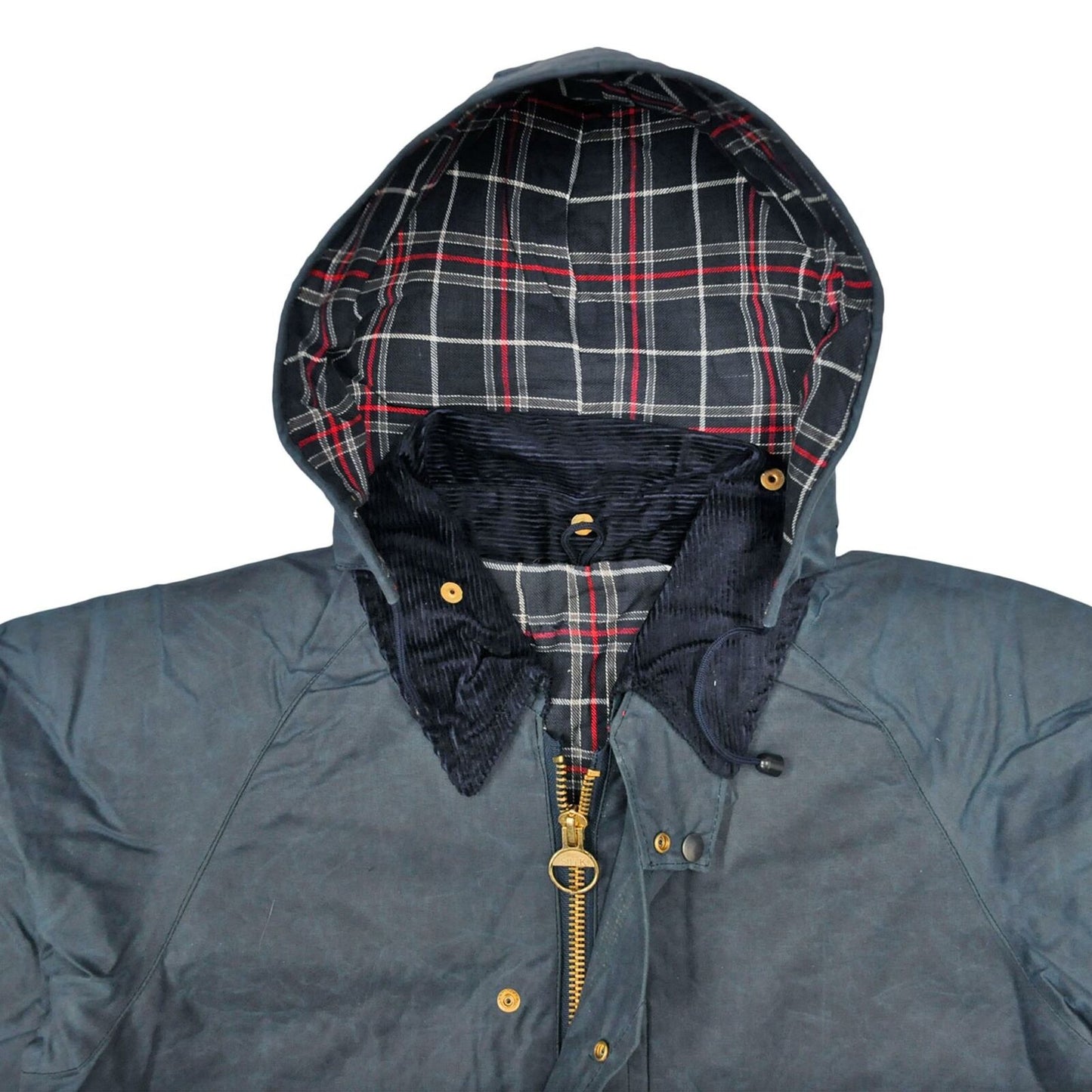Wax Jacket Original British Classic Hunting Fishing Riding Coat Prussian Blue