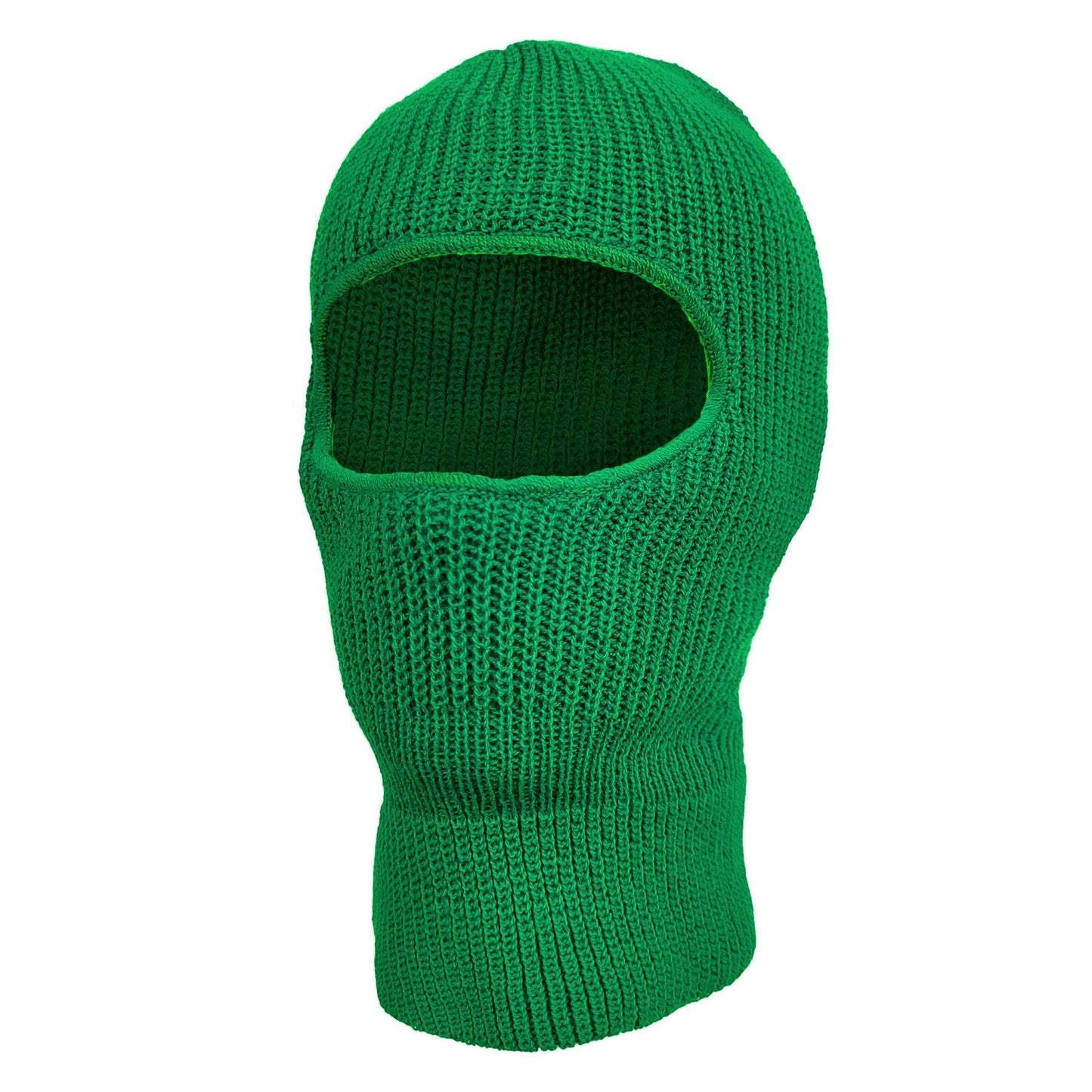 Balaclava Open Face Bike Face Cover Vibrant Green