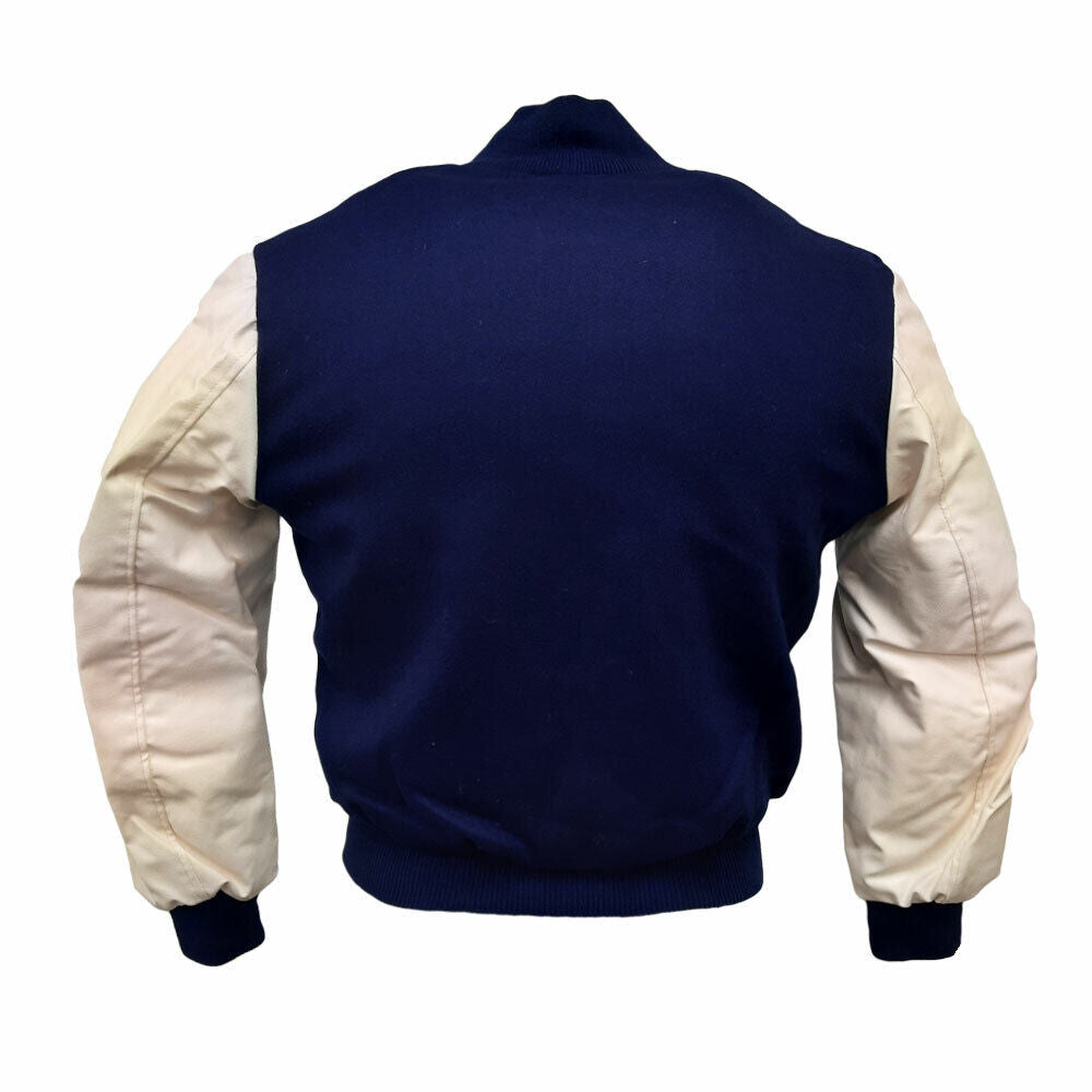 US Baseball Jacket Durable Sport Bomber Blue