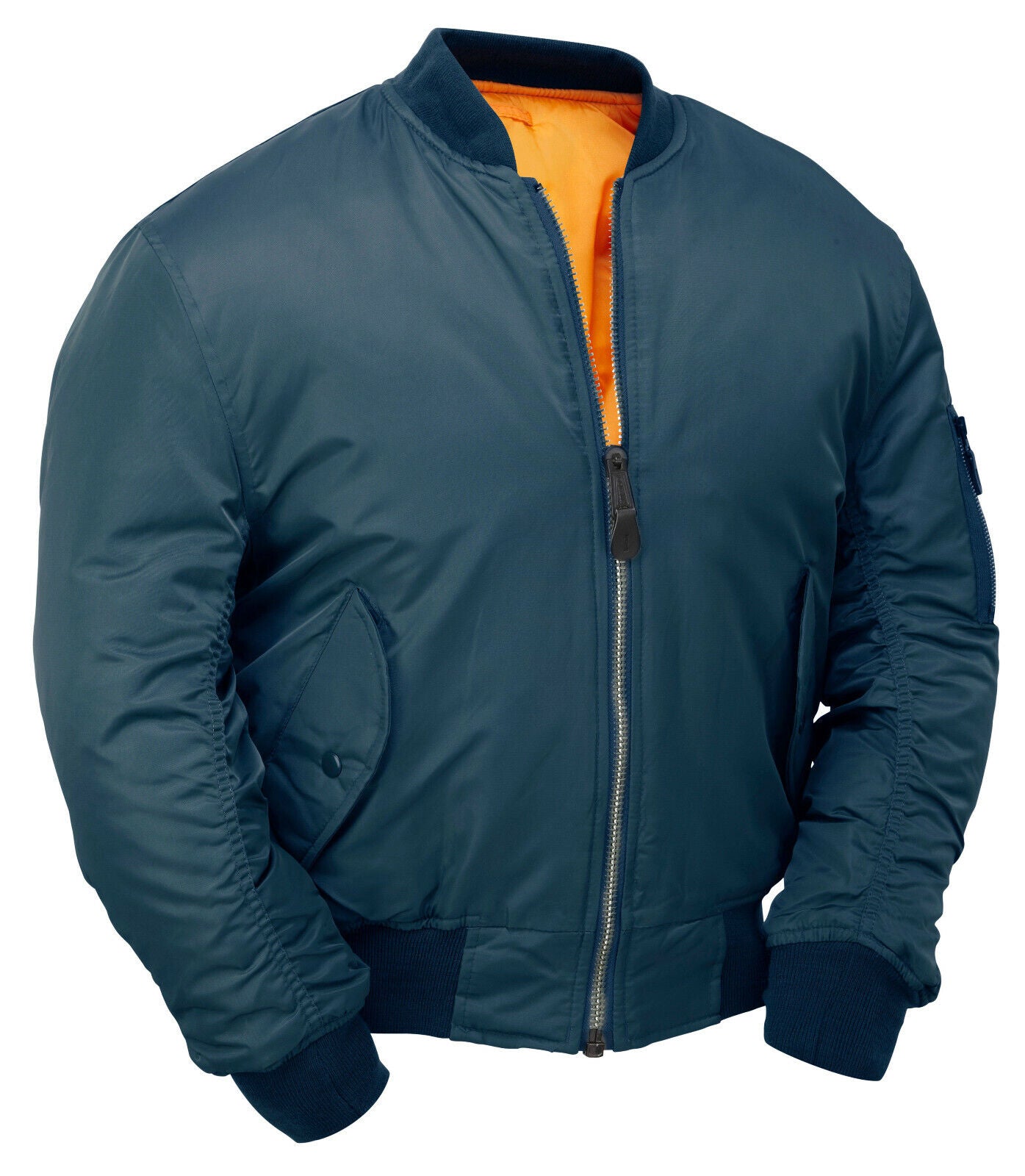 Bomber Jacket Cobles MA1 Flight Padded Coat Navy