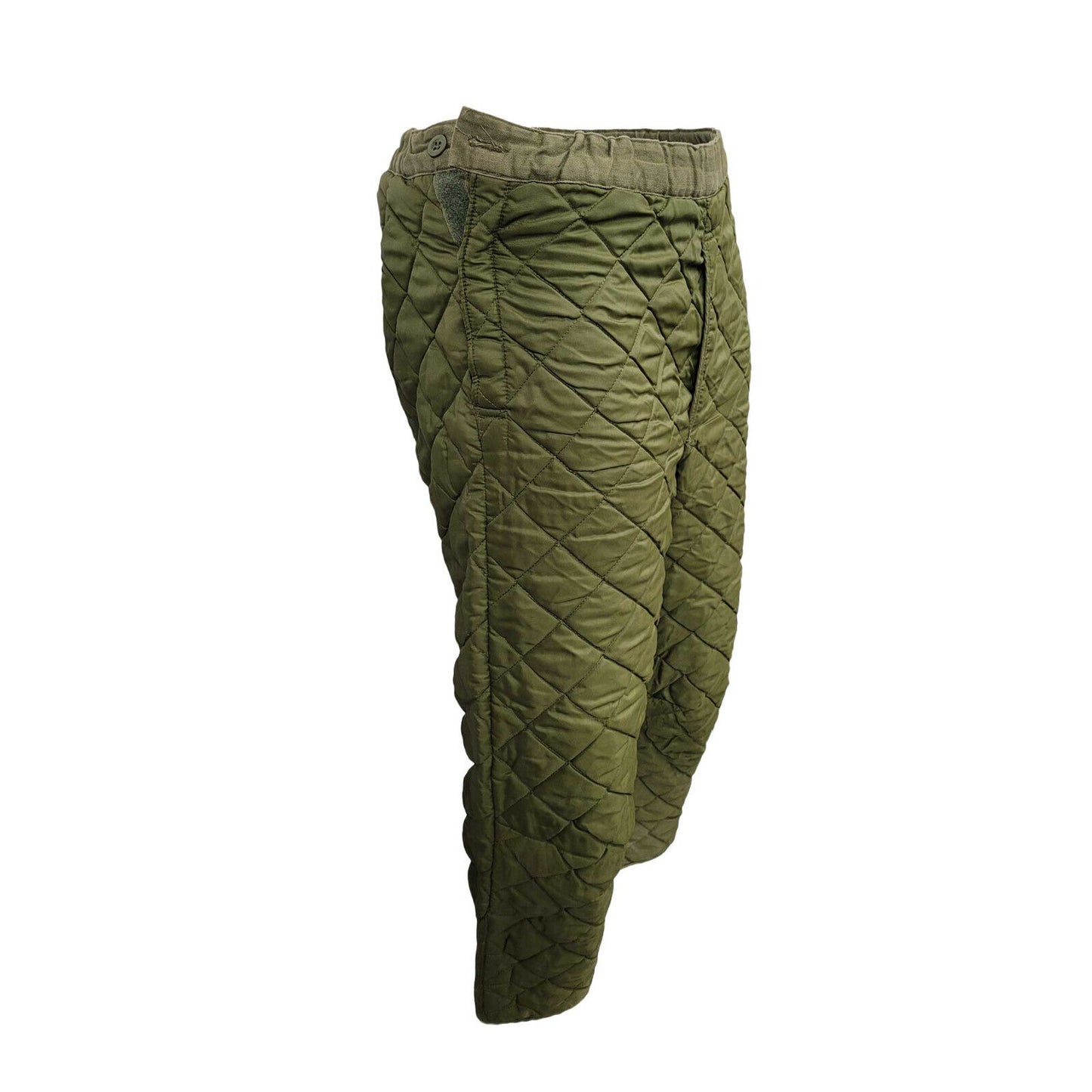 Original Dutch Army Quilted Trouser Padded Insulated Pants Olive