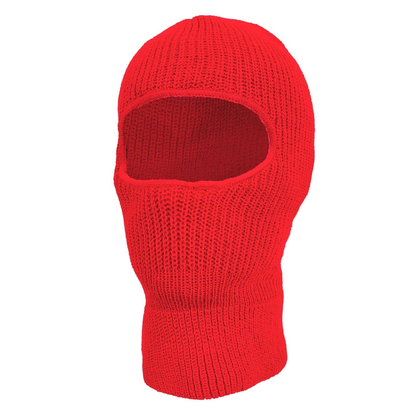 Balaclava Open Face Bike Face Cover Vibrant Red