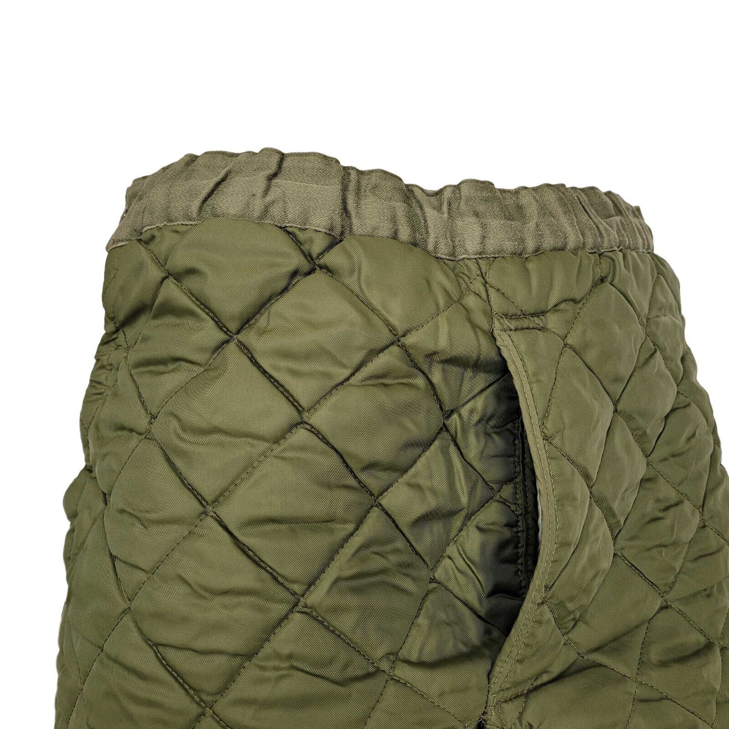 Original Dutch Army Quilted Trouser Padded Insulated Pants Olive