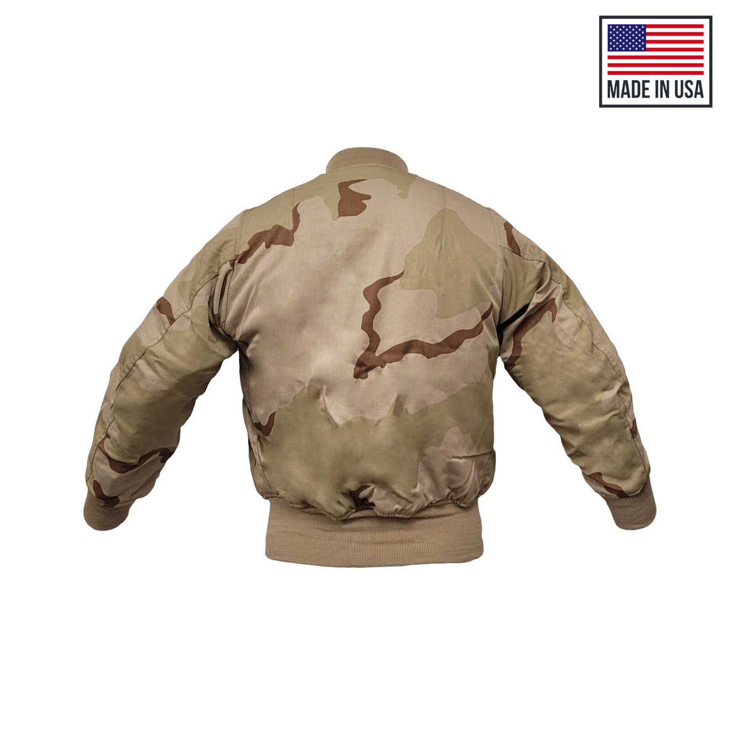 Original MA1 Flight Jacket Vintage Padded Bomber Tri Desert