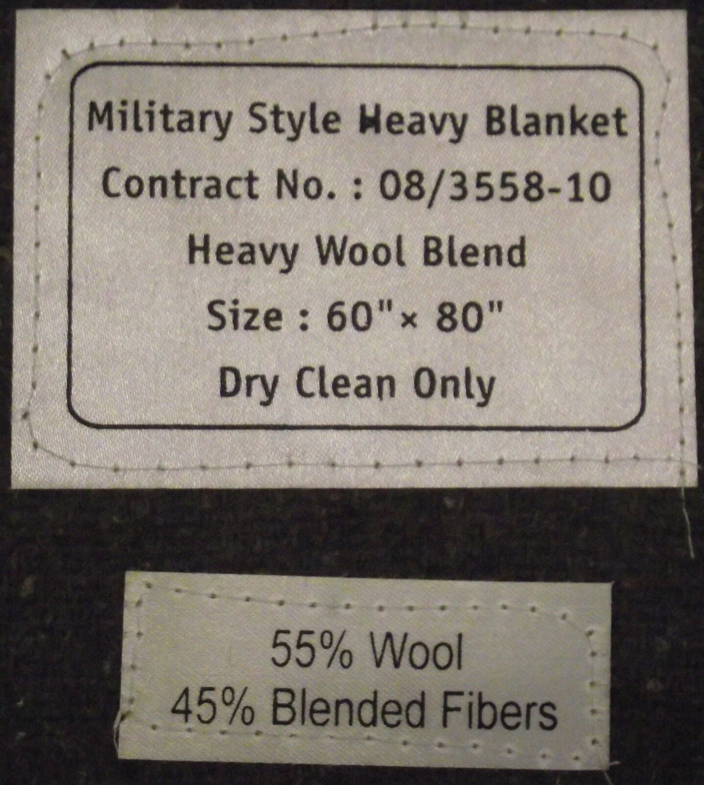 Wool Blanket Army Military Outdoor Gear Olive with Green Trim