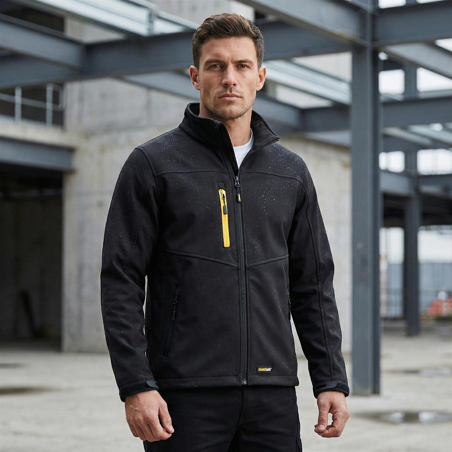 Softshell Jacket Waterproof Hybrid Fleece Coat Military Work Top