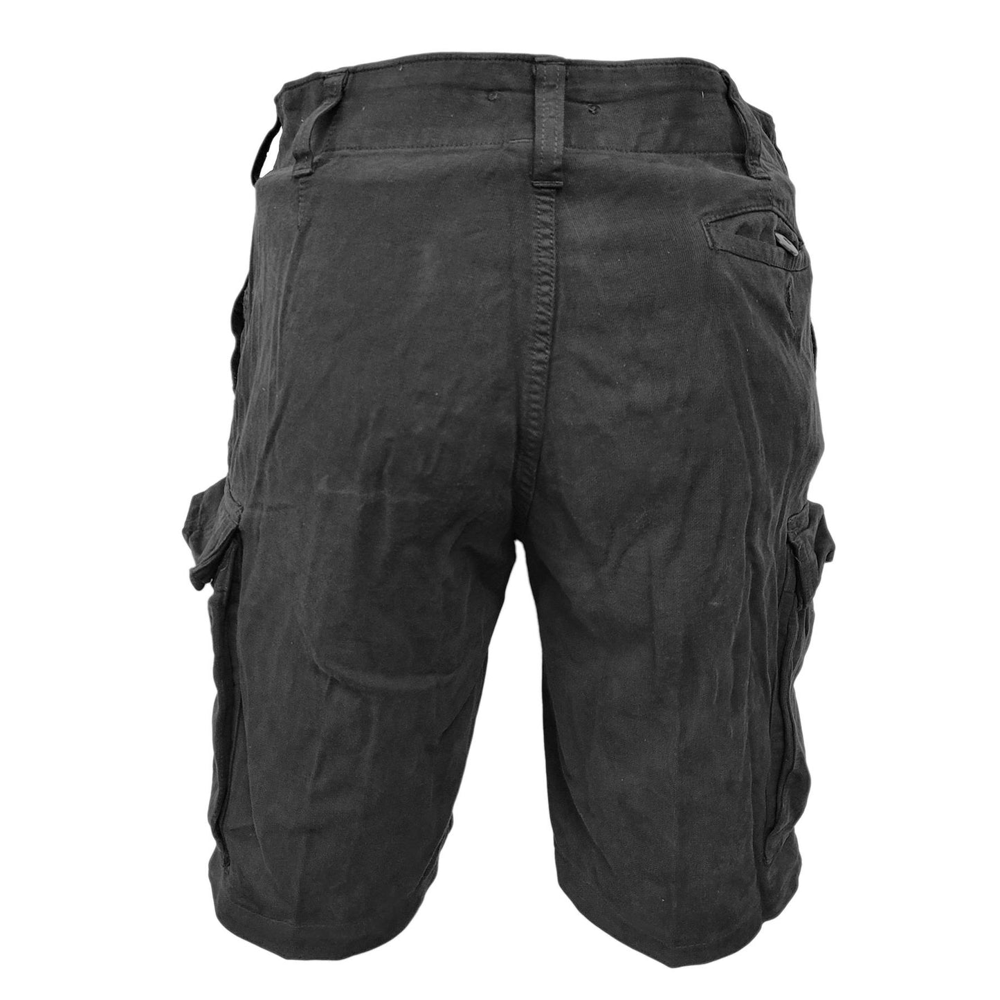 Combat Shorts Original German Moleskin Cotton Dyed Black