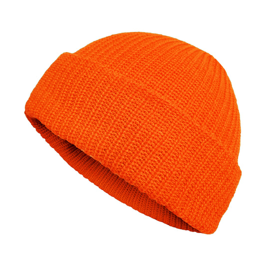 Winter Hat Army Style Watch Cap Beanie Orange