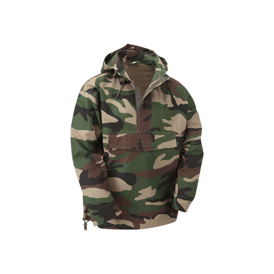 Smock Military Style Woodland Camo