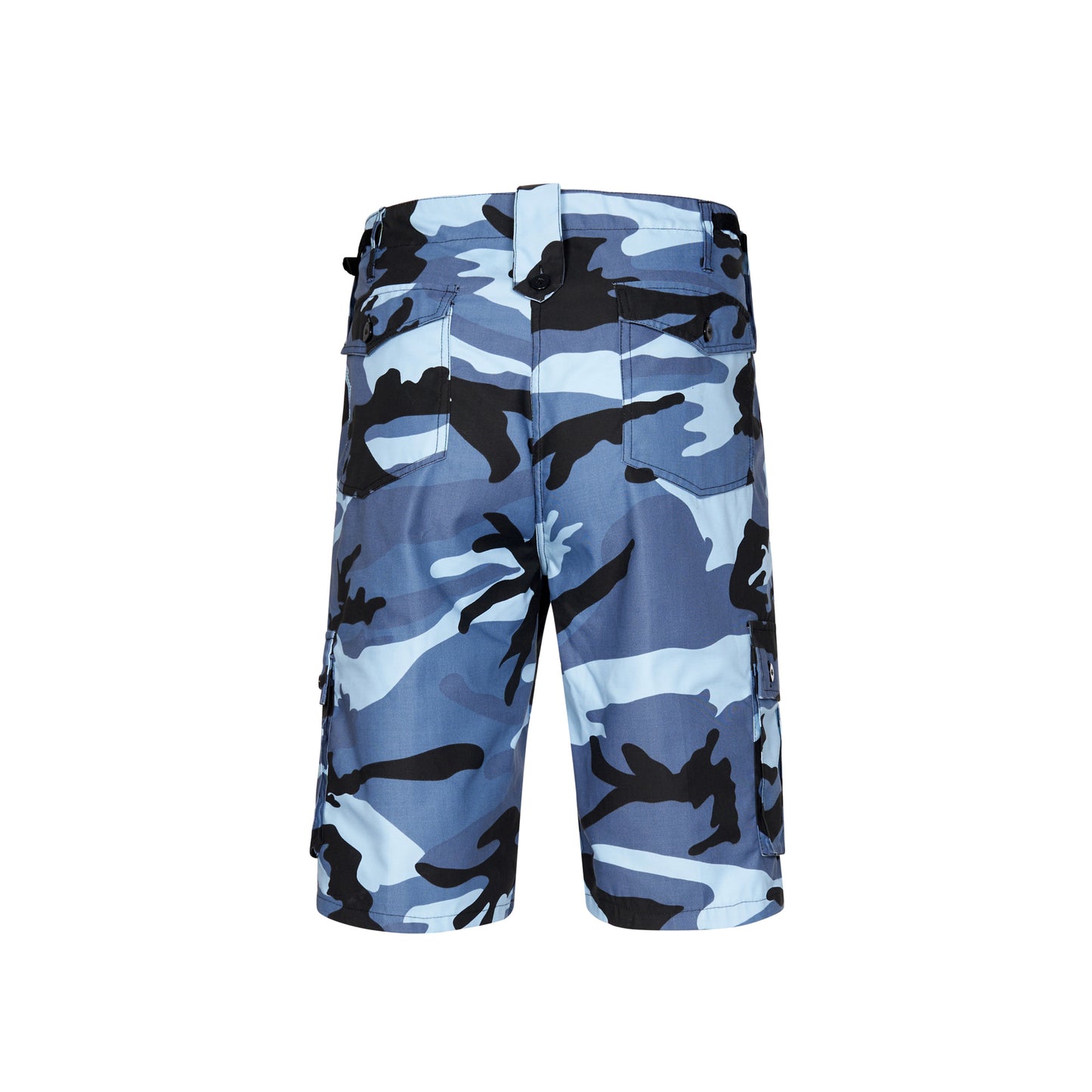 Combat Shorts Army Multi Pocket Cargo Midnight Camo