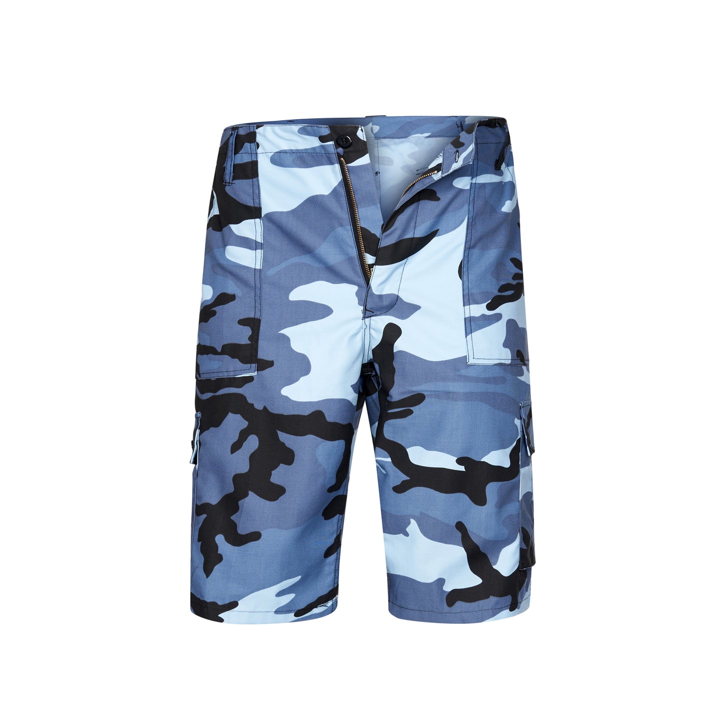 Combat Shorts Army Multi Pocket Cargo Midnight Camo